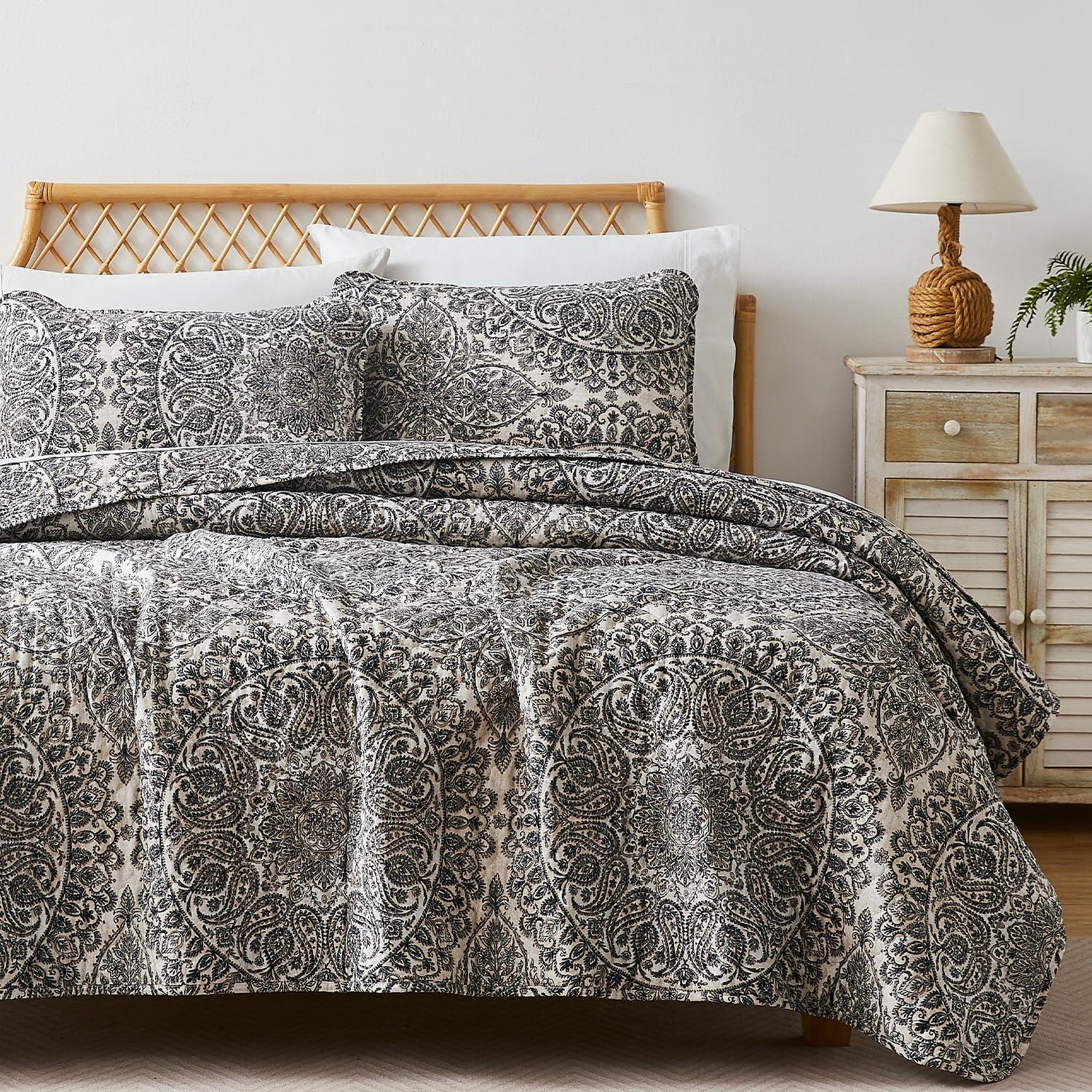 SouthShore Fine Linens Ashanti Oversized easy care lightweight Quilt Set by Southshore Fine Linens & Reviews | Wayfair