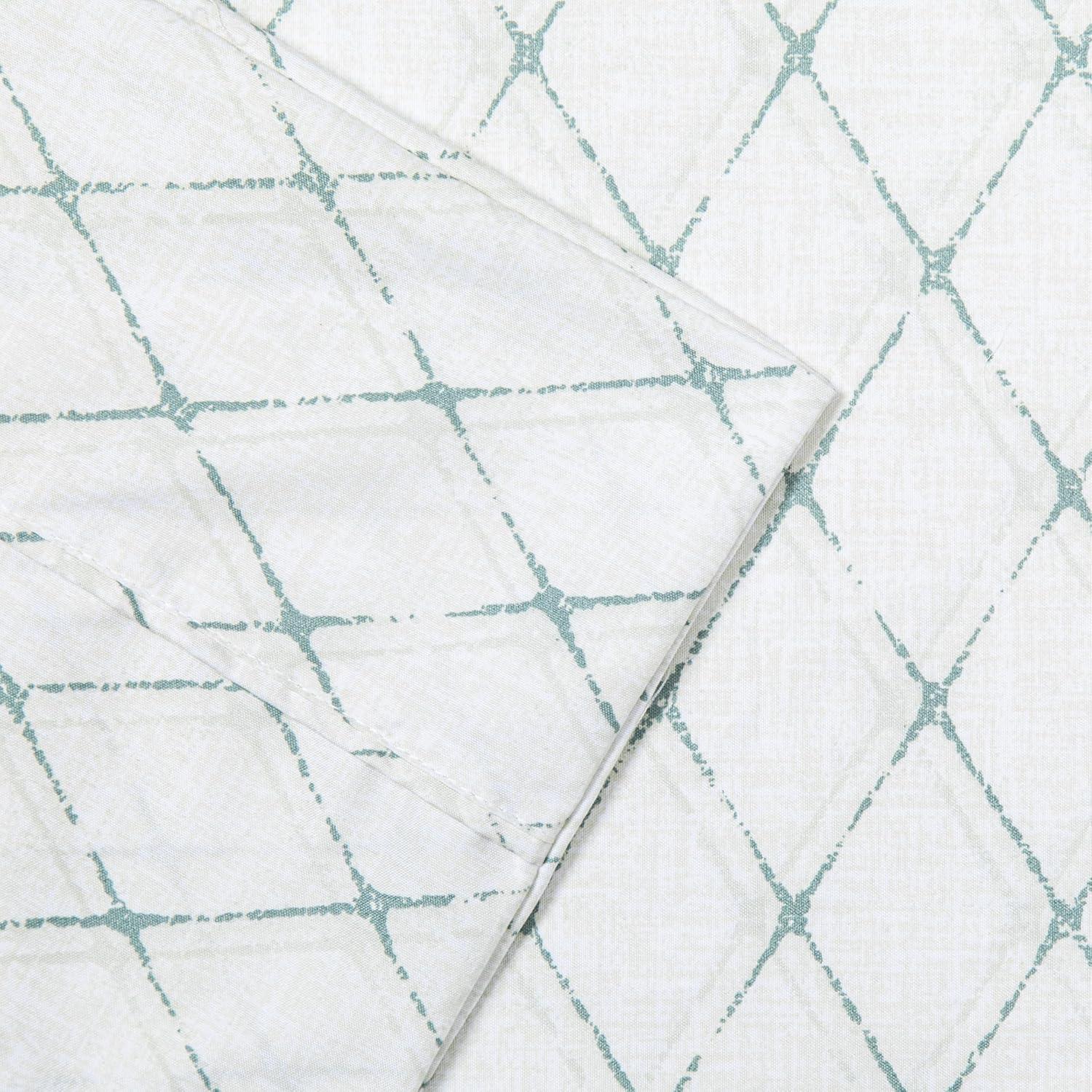 Pointehaven 100% Polyester Geometric Sheet Set