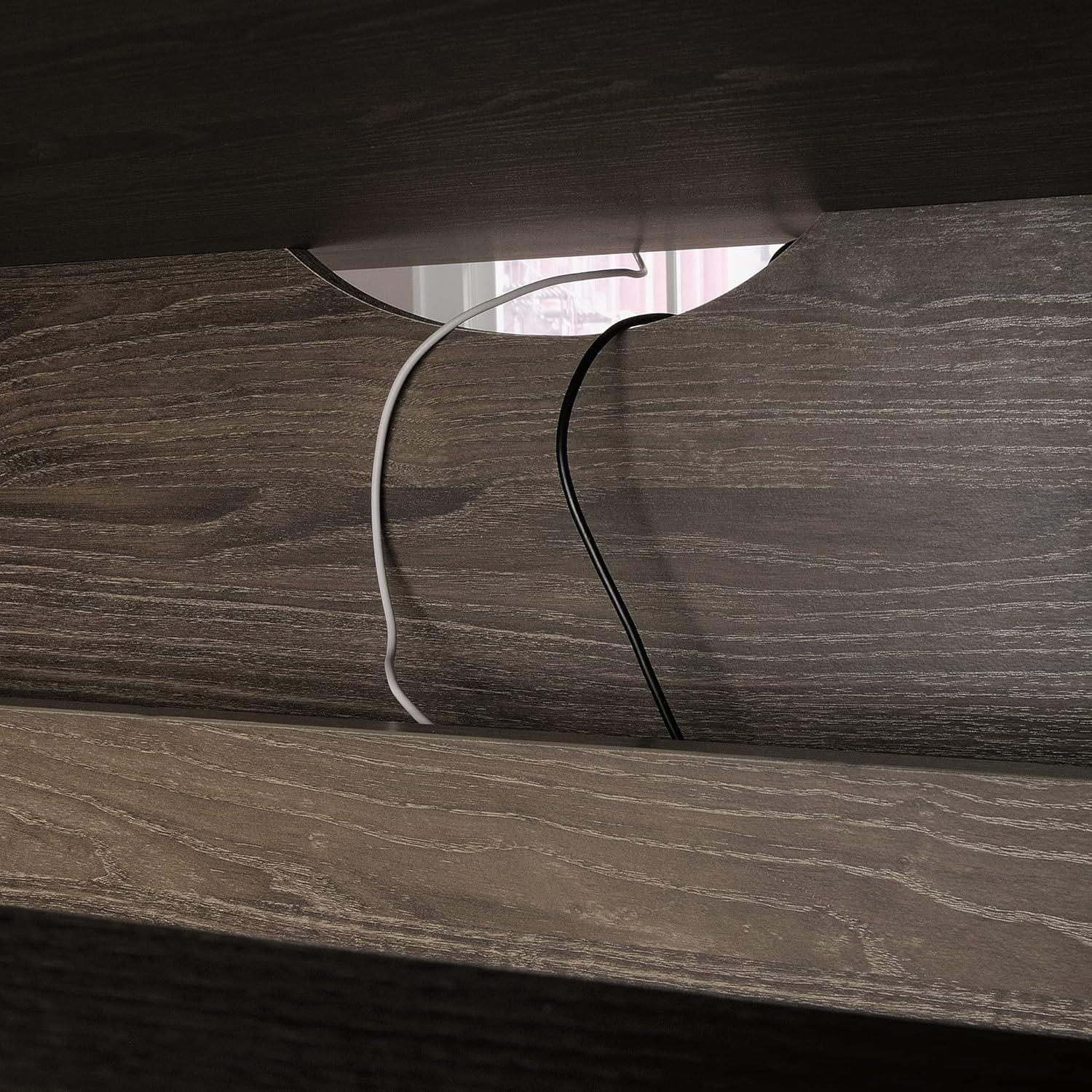 Sauder Hammond Executive Desk, Emery Oak Finish