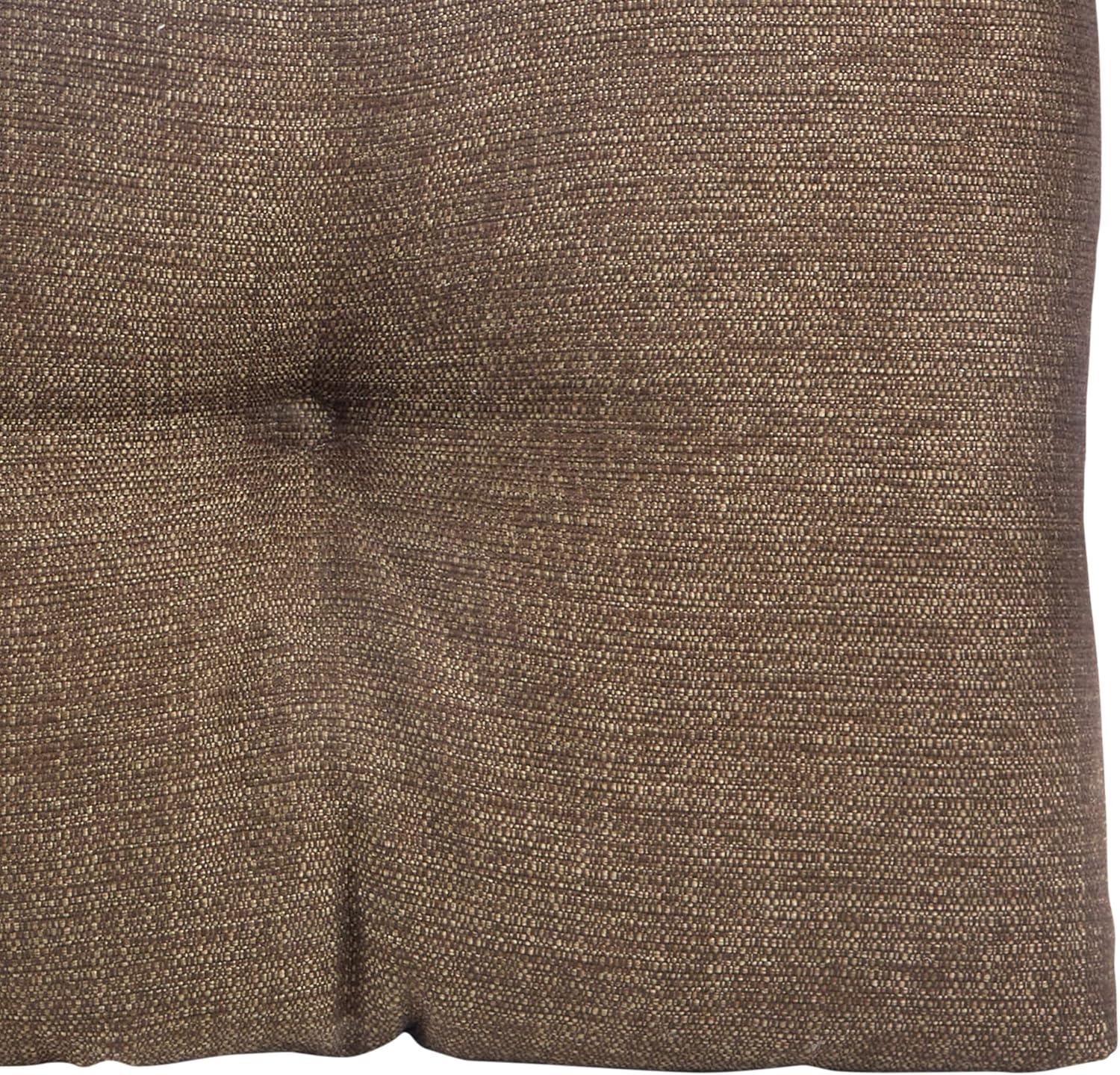 Gripper 35" Tufted Omega Universal Bench Cushion Gold: Indoor Woven Polyester Rectangle Seat, 3" Thick, 36"x14"