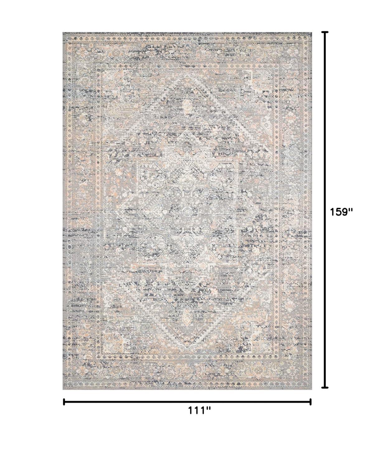 Loloi II Lucia Oriental Grey / Sunset Area Rug