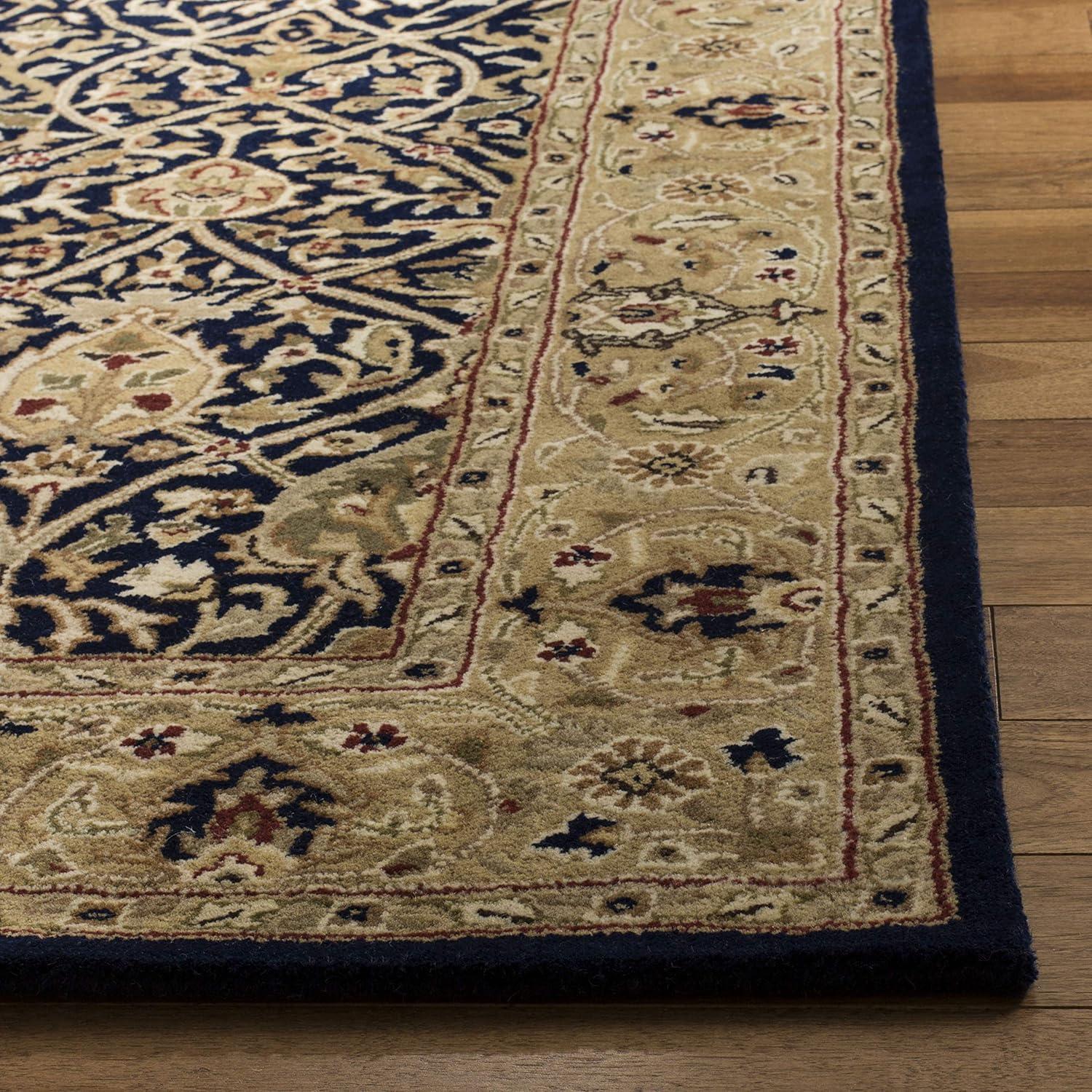 Persian Legend PL819 Hand Tufted Indoor Area Rug - 7'6"x9'6" - Blue/Gold - Safavieh