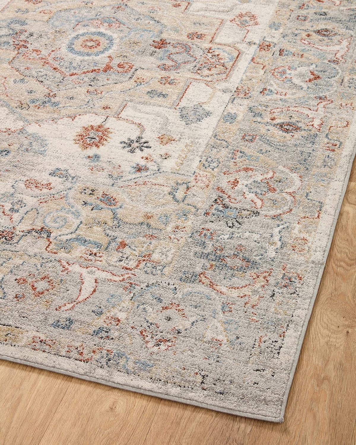 Loloi II Odette Ivory / Multi 6'-7" x 9'-6" Area Rug