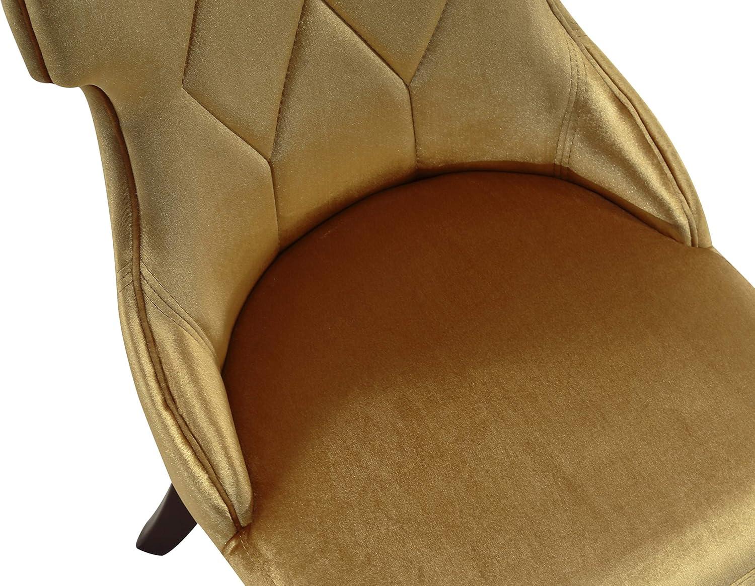 Set of 2 Reine Velvet Dining Chairs - Manhattan Comfort