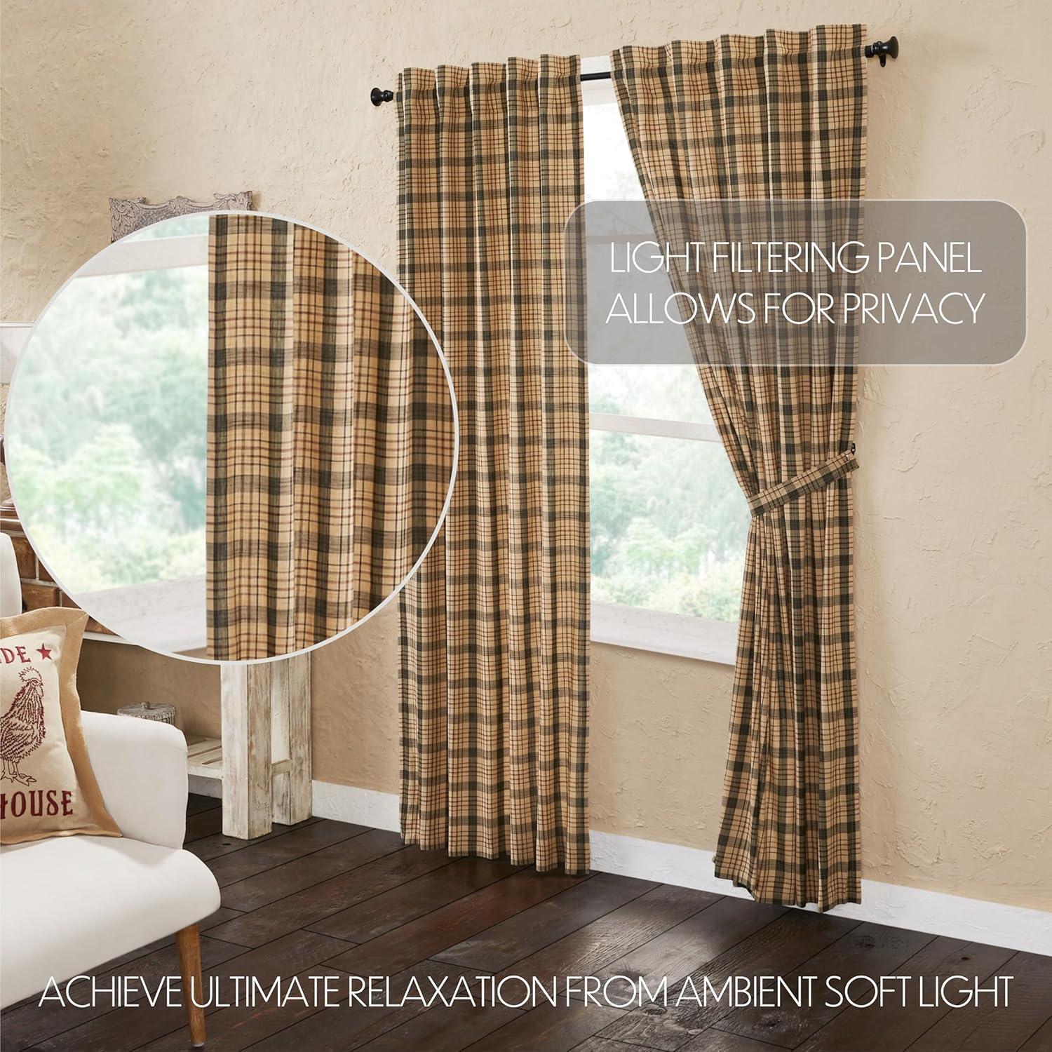 Holms Cotton Room Darkening Curtain Pair (Set of 2)