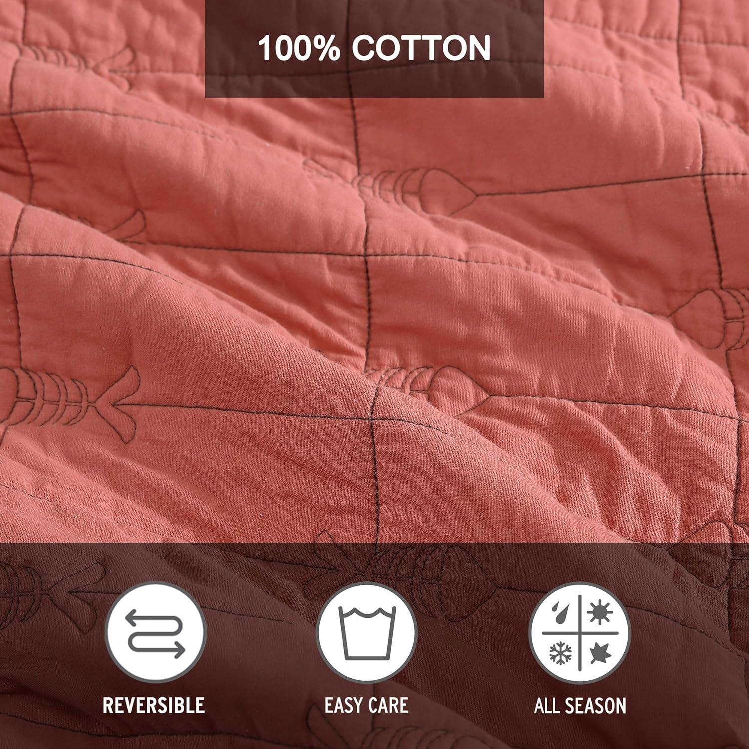 Eddie Bauer Troutdale Cotton Reversible Quilt Set