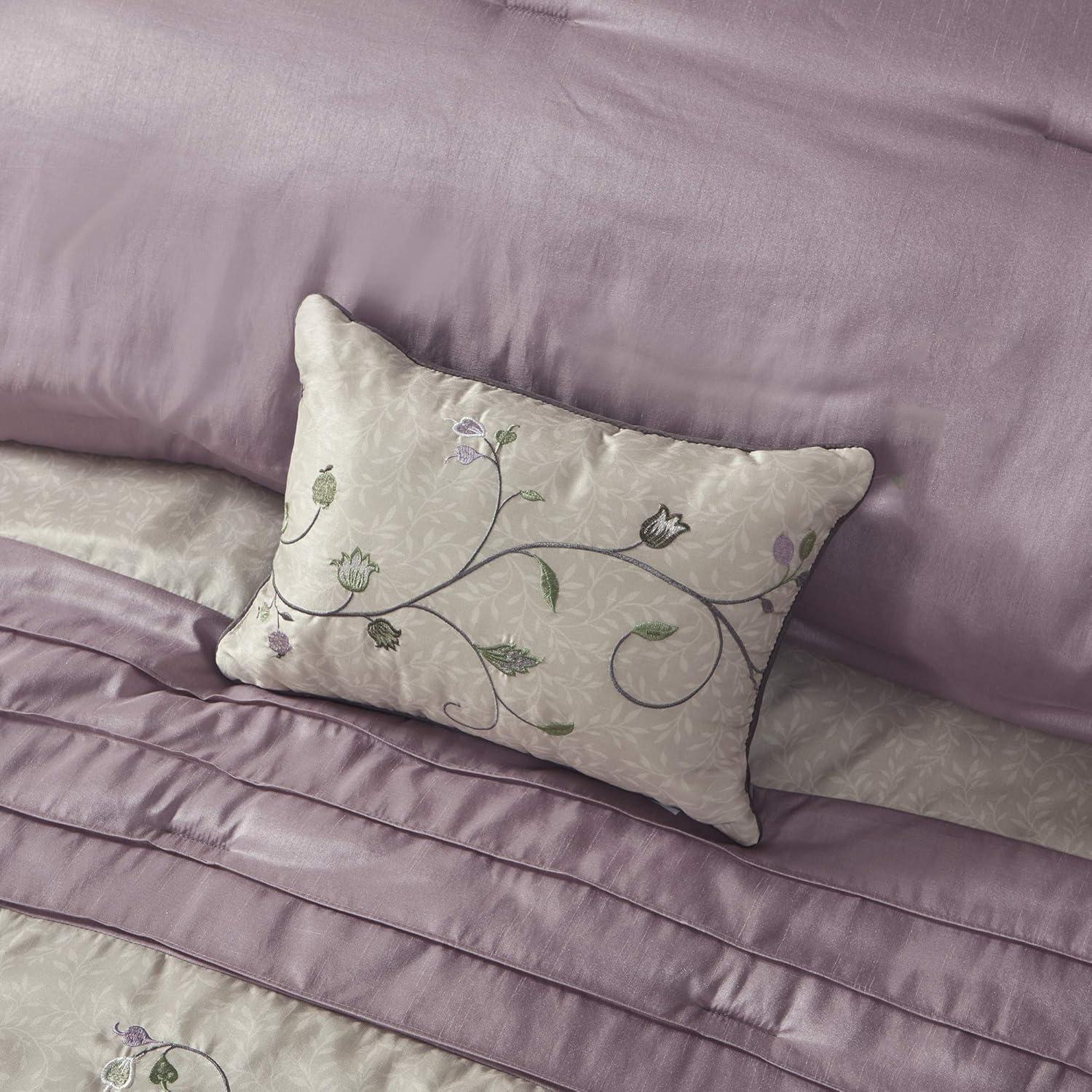 Serene Embroidered 7 Piece Comforter Set