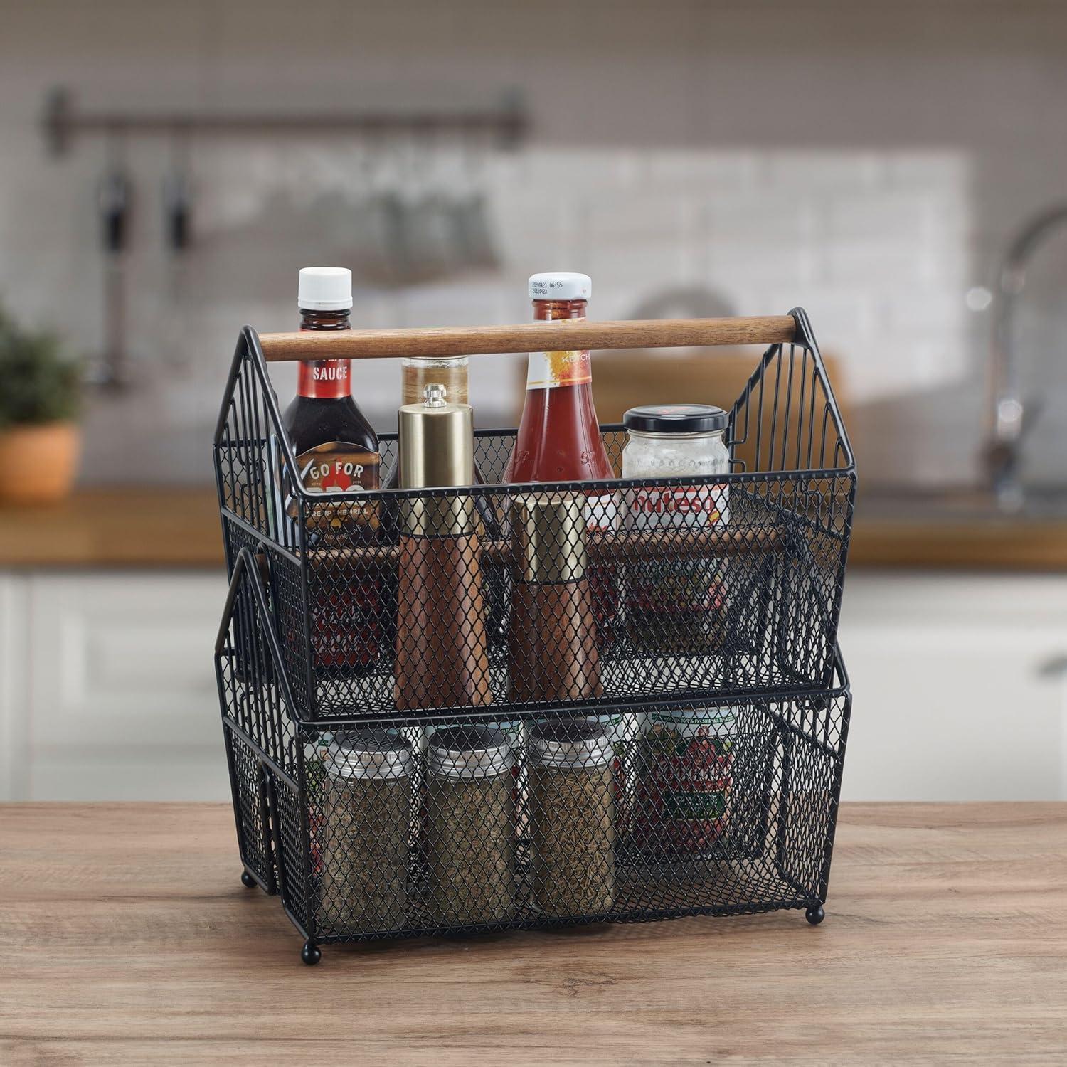 Gourmet Basics by Mikasa Porto Stacking Basket