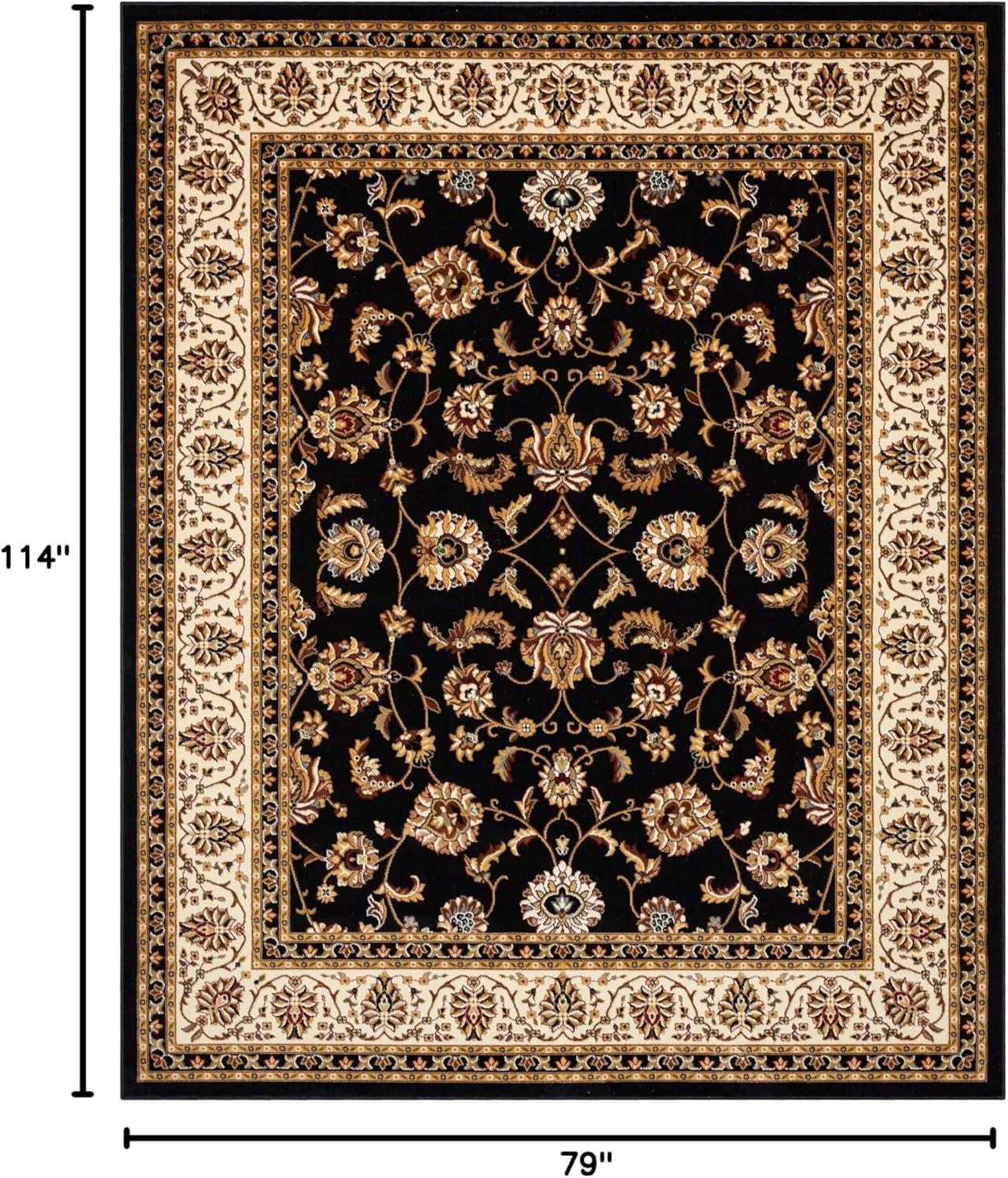 Well Woven Barclay Sarouk Traditional Oriental Panel Green 6'7" x 9'6" Area Rug