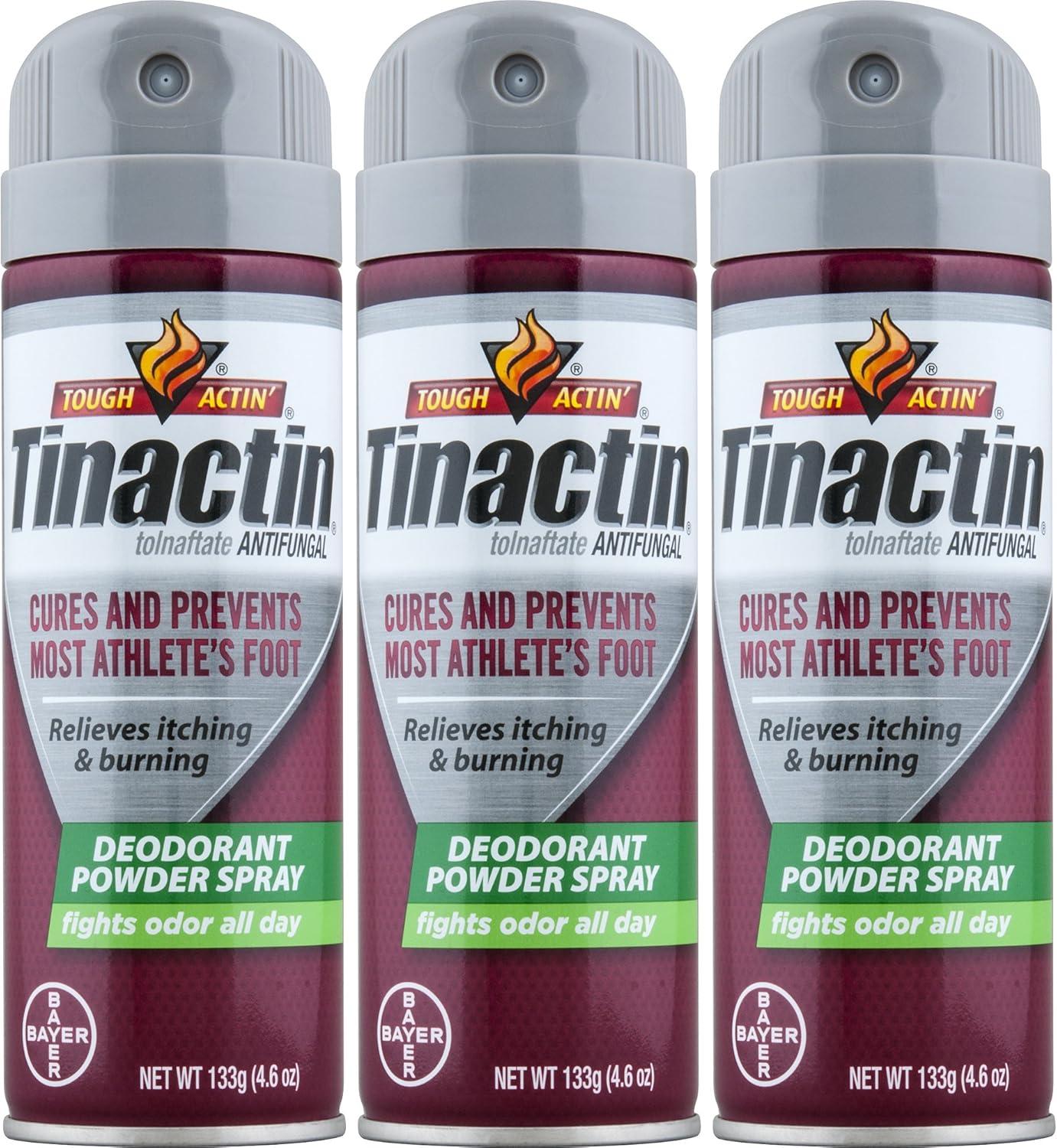 Tinactin Athlete's Foot Deodorant Powder Spray Pack