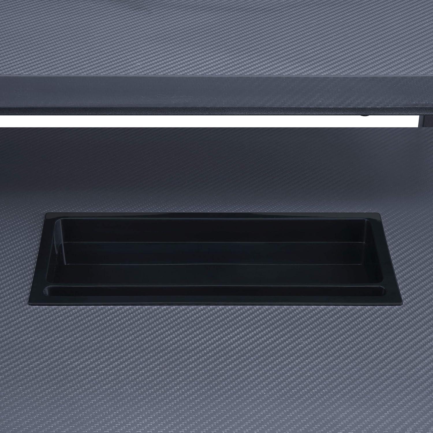 Loadout L/Shape Gaming Desk in Black Steel Metal