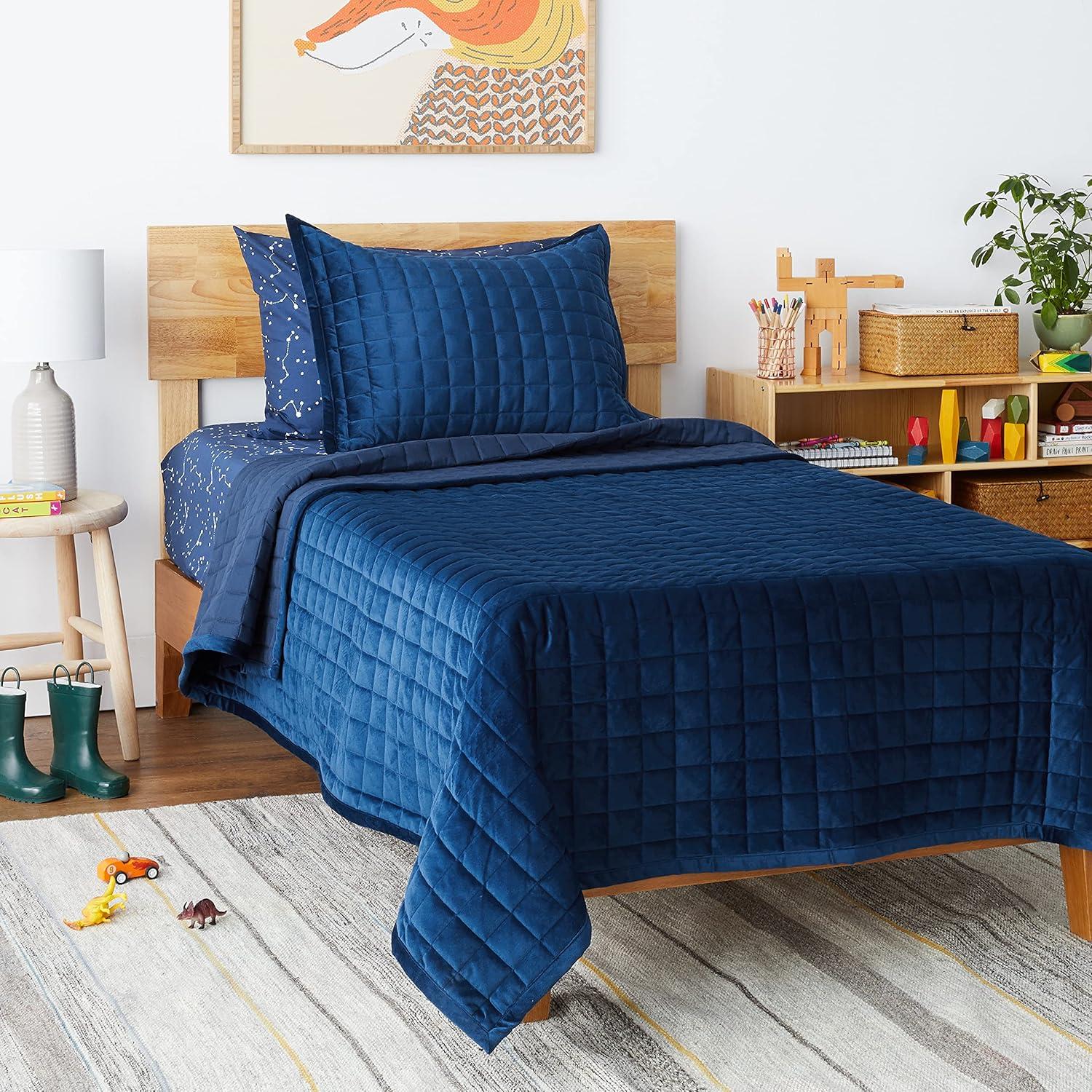 Florence Velvet Oversized Quilt Set - Tribeca Living