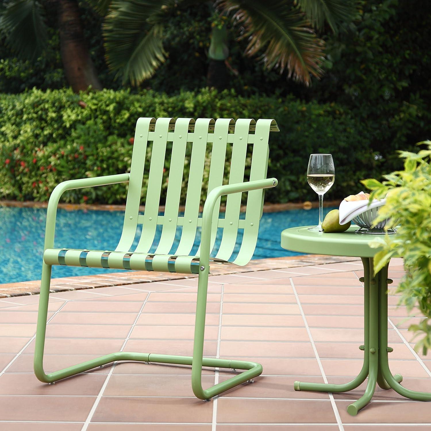 Gracie 3pc Outdoor Seating Set - White - Crosley