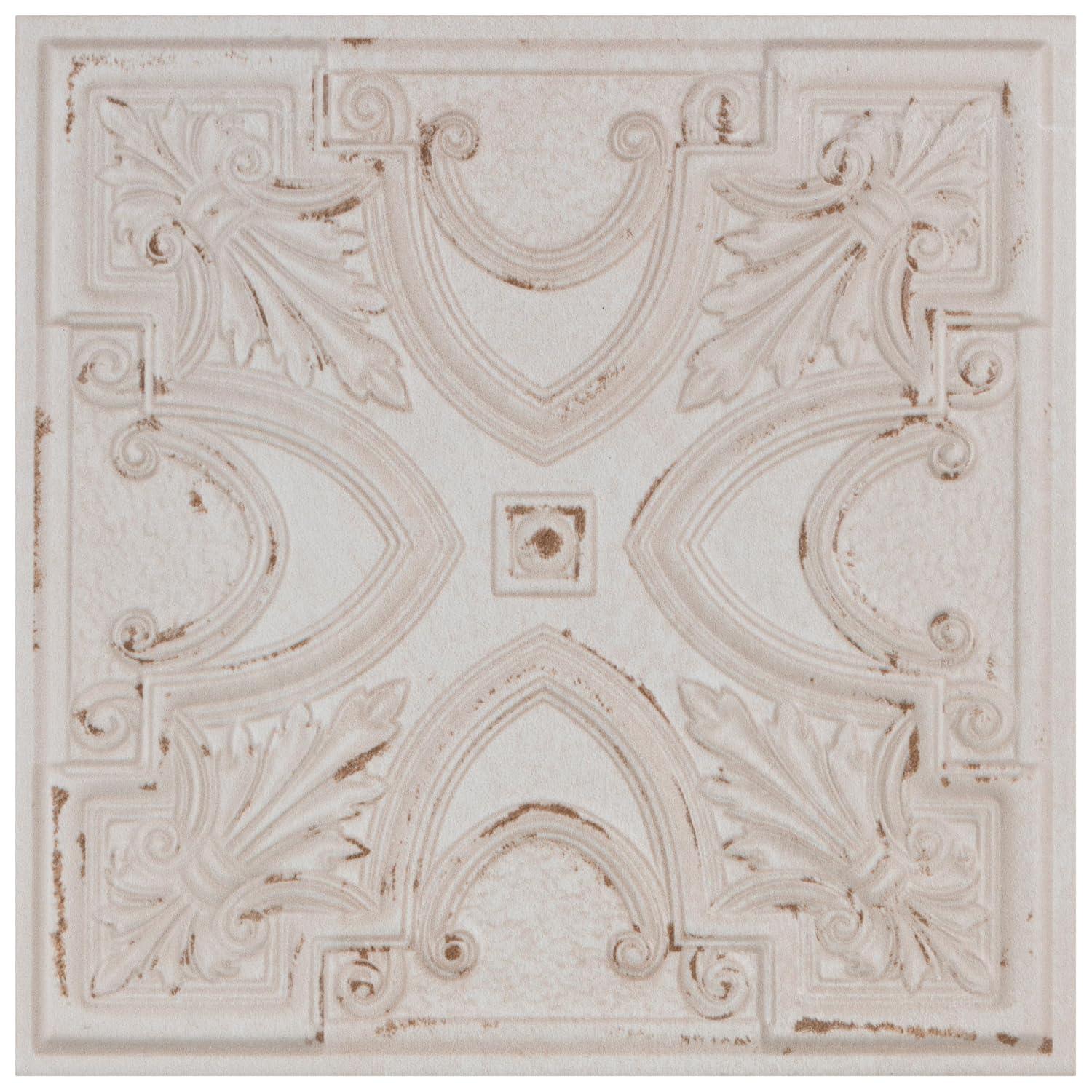 Fitz 8" x 8" Ceramic Patterned Wall Tile