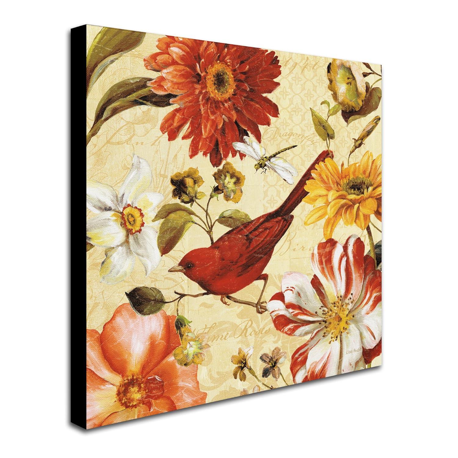 Trademark Fine Art "Rainbow Garden Spice III" Canvas Art by Lisa Audit