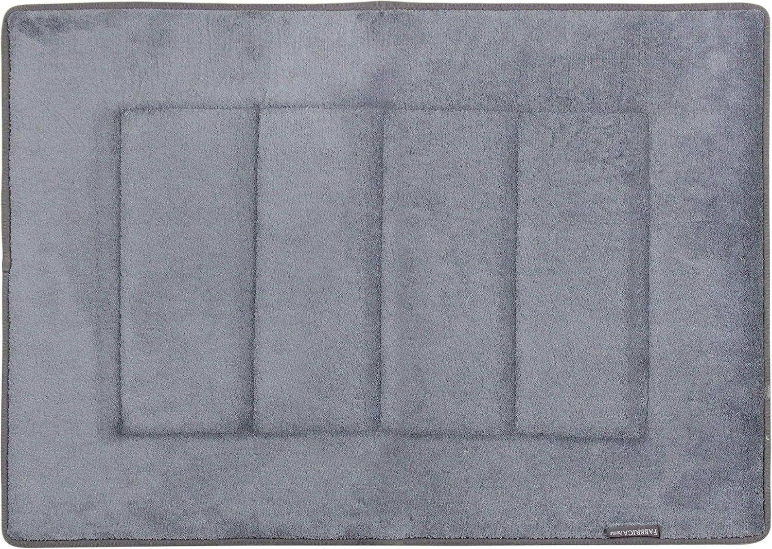 Ultra-Soft High Density Memory Foam Bath Mat (1, Slate Gray)