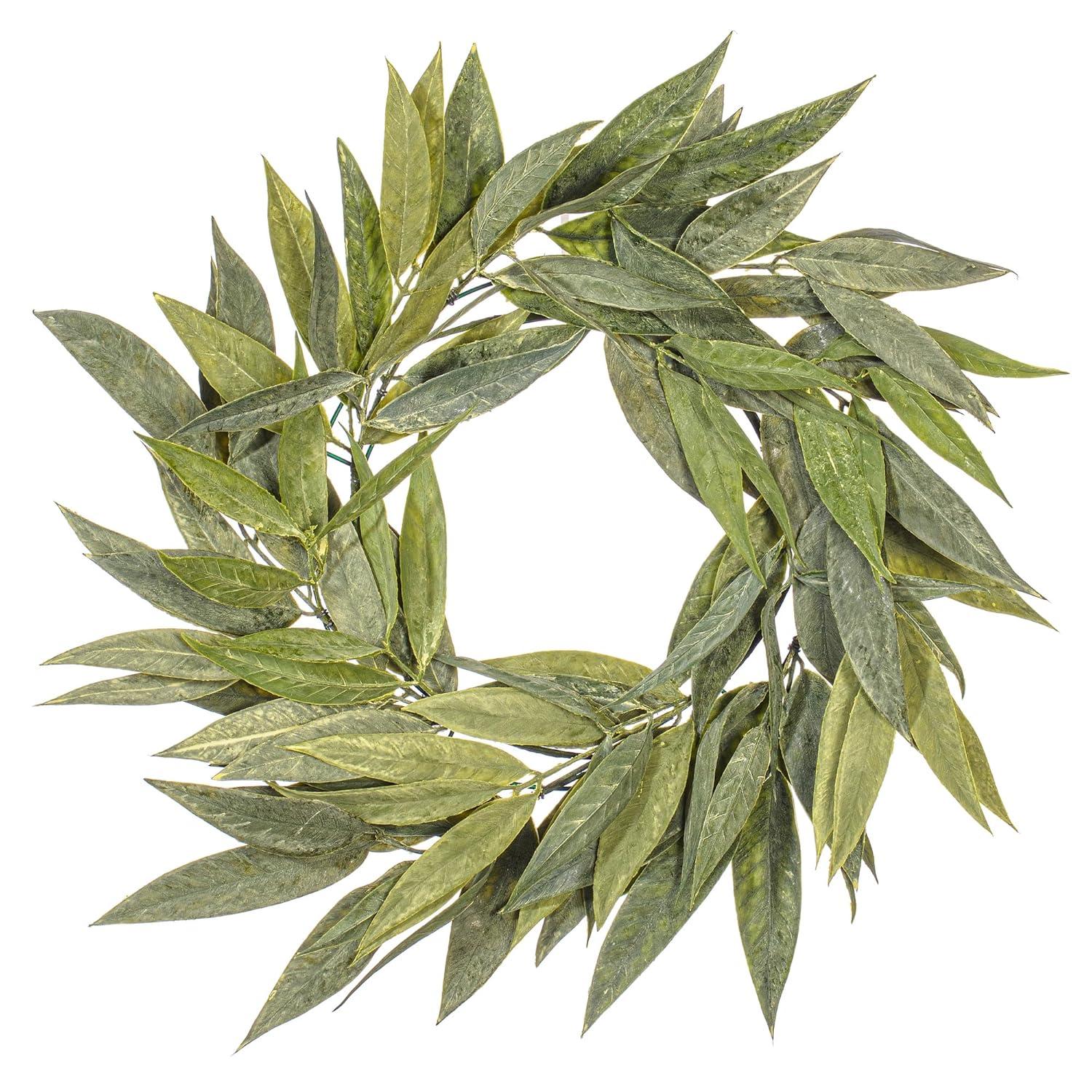 Primrue Faux Mixed Assortment Plastic 24'' Wreath