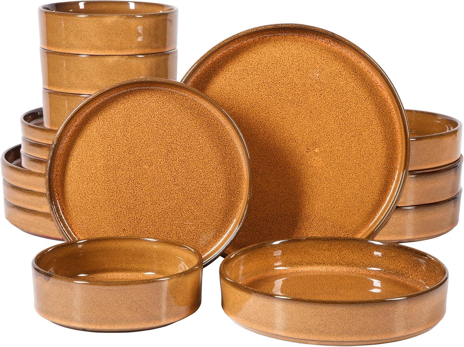 Santorini Terracotta Dinnerware Set - Service for 4