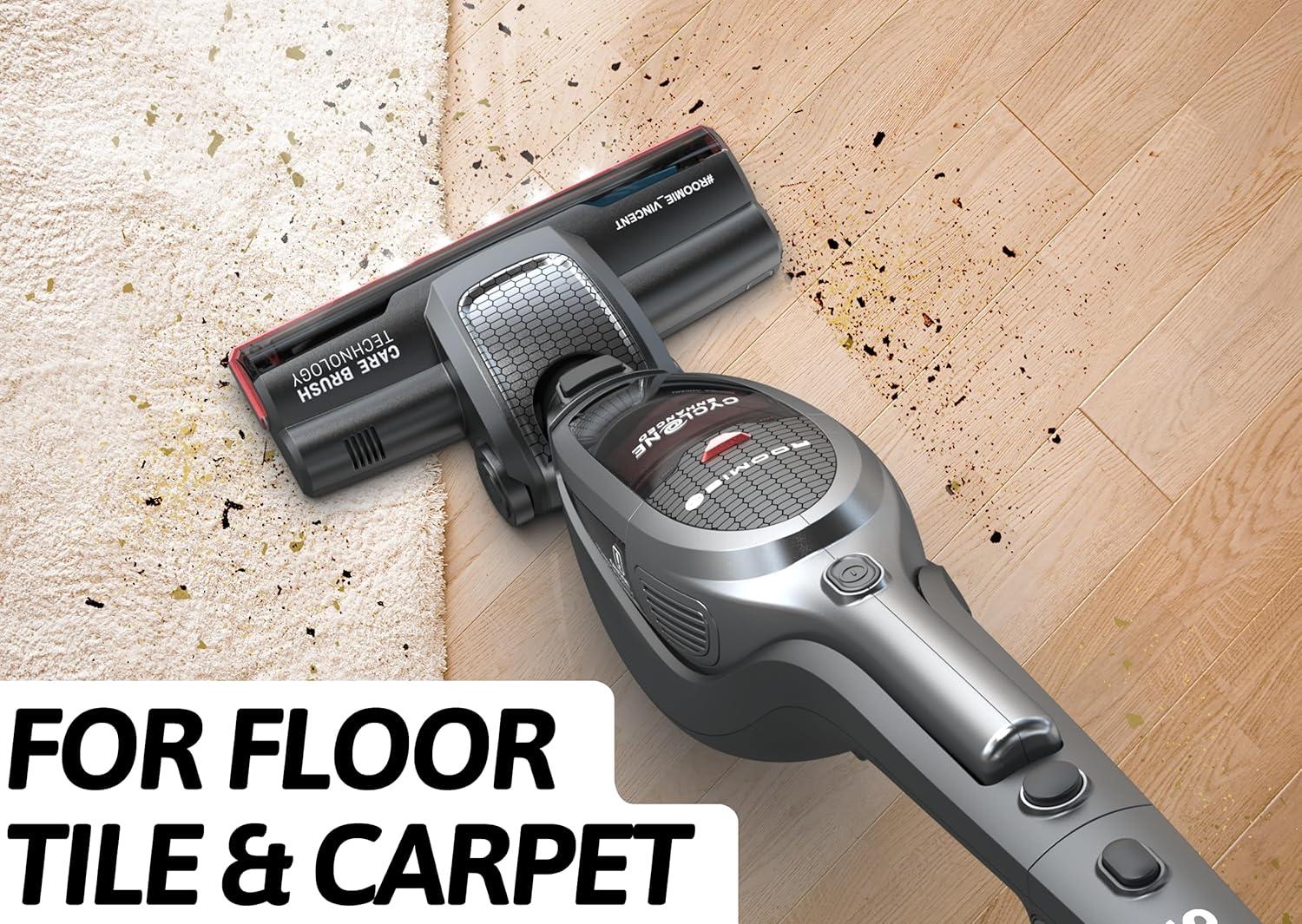 RoomieTEC Roomie Vincent 2-in-1 Cordless Slimvac Upright Vacuum Cleaner RMVC587