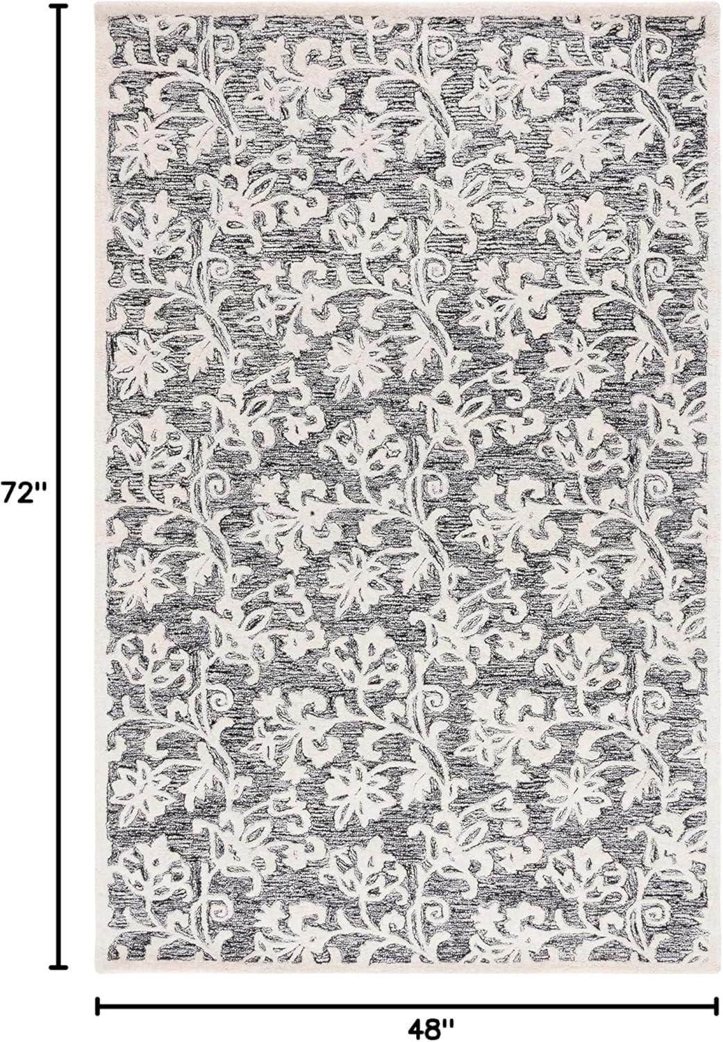Martha Stewart Rugs Msr Metro Martha Stewart Hand Tufted Wool Pile Floral Rug