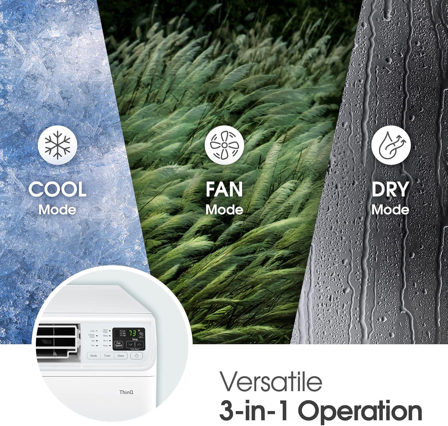 10,000 Btu Dual Inverter, Smart Wi-fi Window Air Conditioner, Energy Star