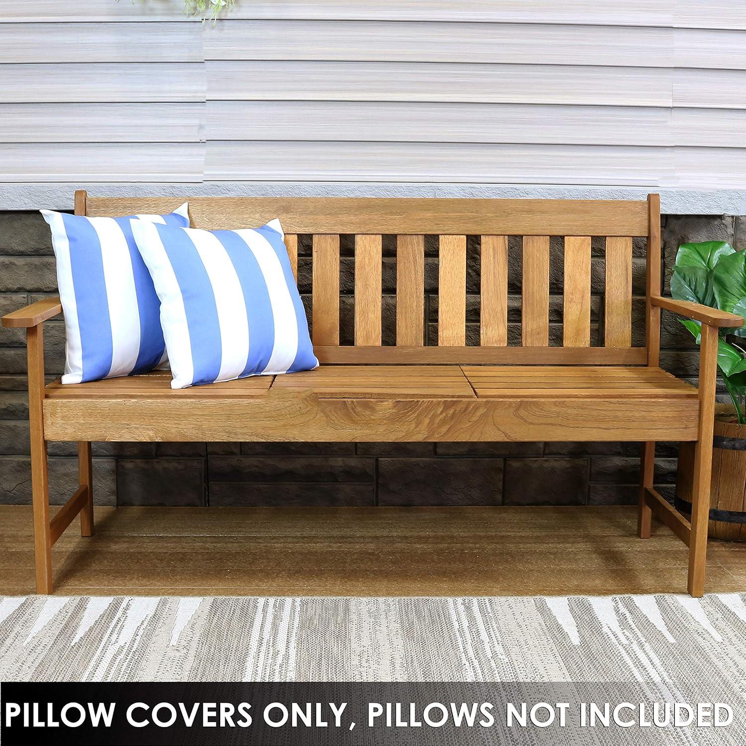 SunnyDaze Decor Indoor/Outdoor Pillow Cover (Set of 2)