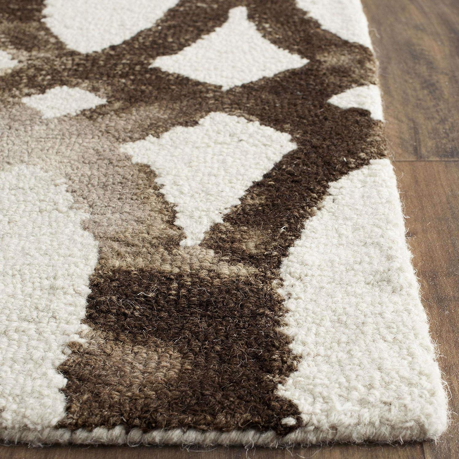 Dip Dye DDY675 Hand Tufted Area Rug - Ivory/Green - 3'x5' - Safavieh.