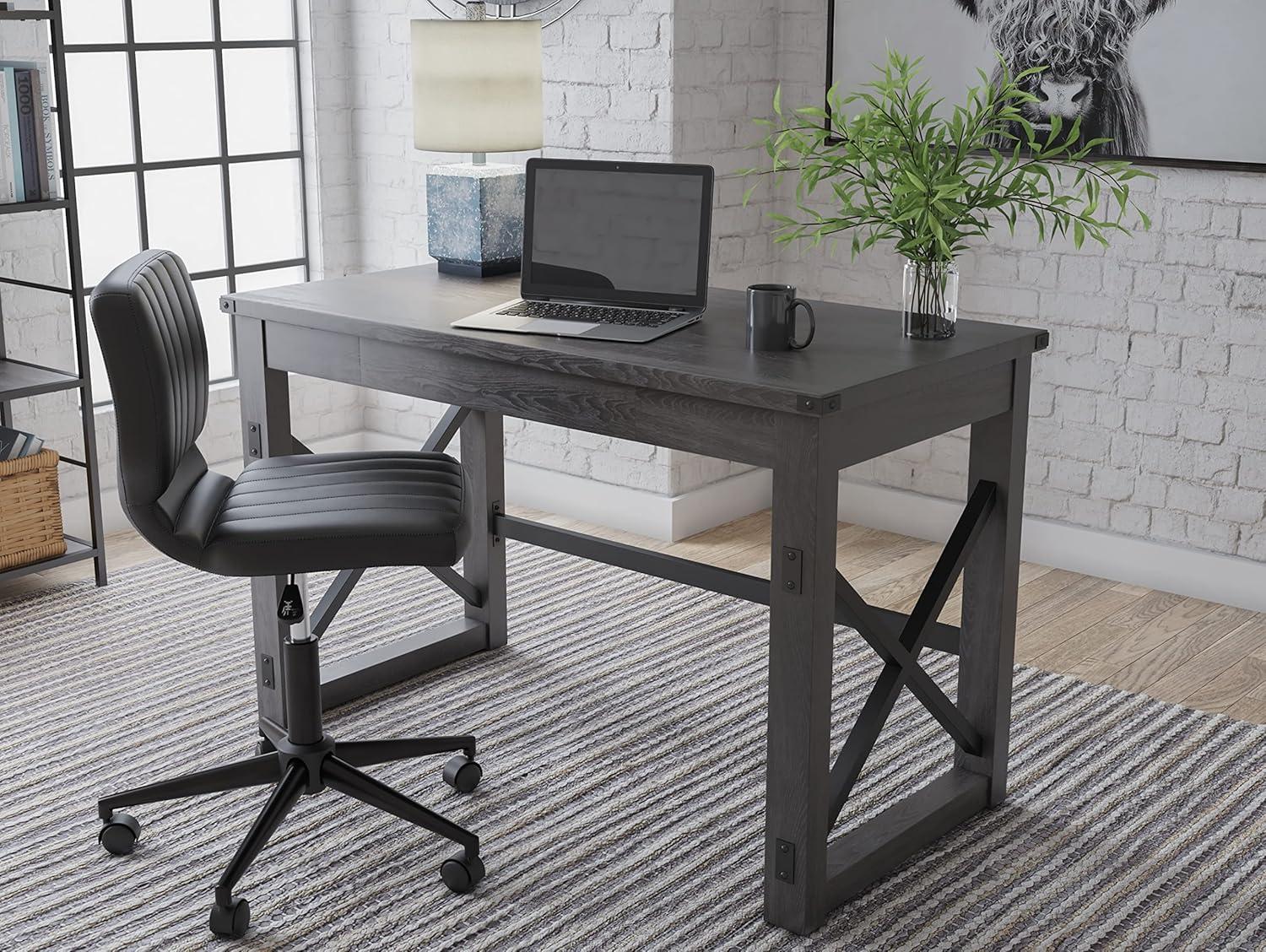 Signature Design by Ashley Casual Freedan 48" Home Office Desk, Grayish Brown