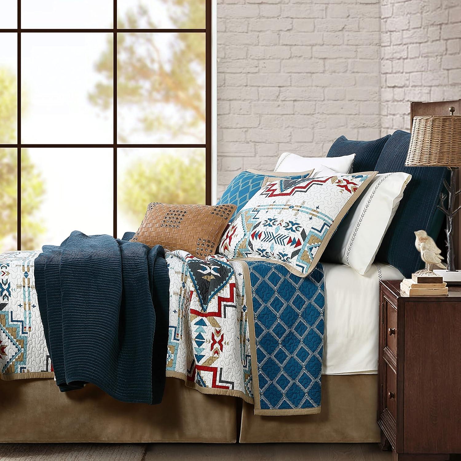 Hiend Accents Unisex Spirit Valley 2-Piece Twin Quilt Set - QW2113-TW-TL One Size