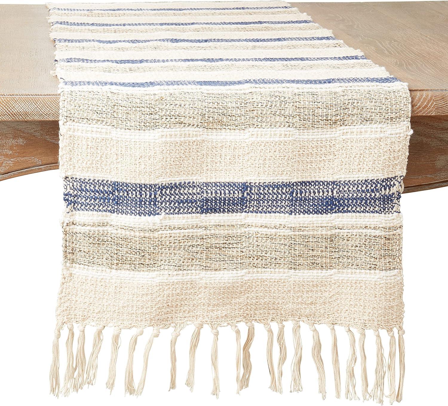 Rectangular Striped Table Runner