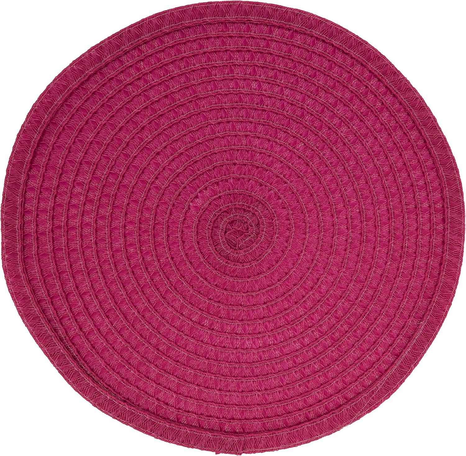 Brielle Polypropylene Plastic Round Placemat (Set of 4)