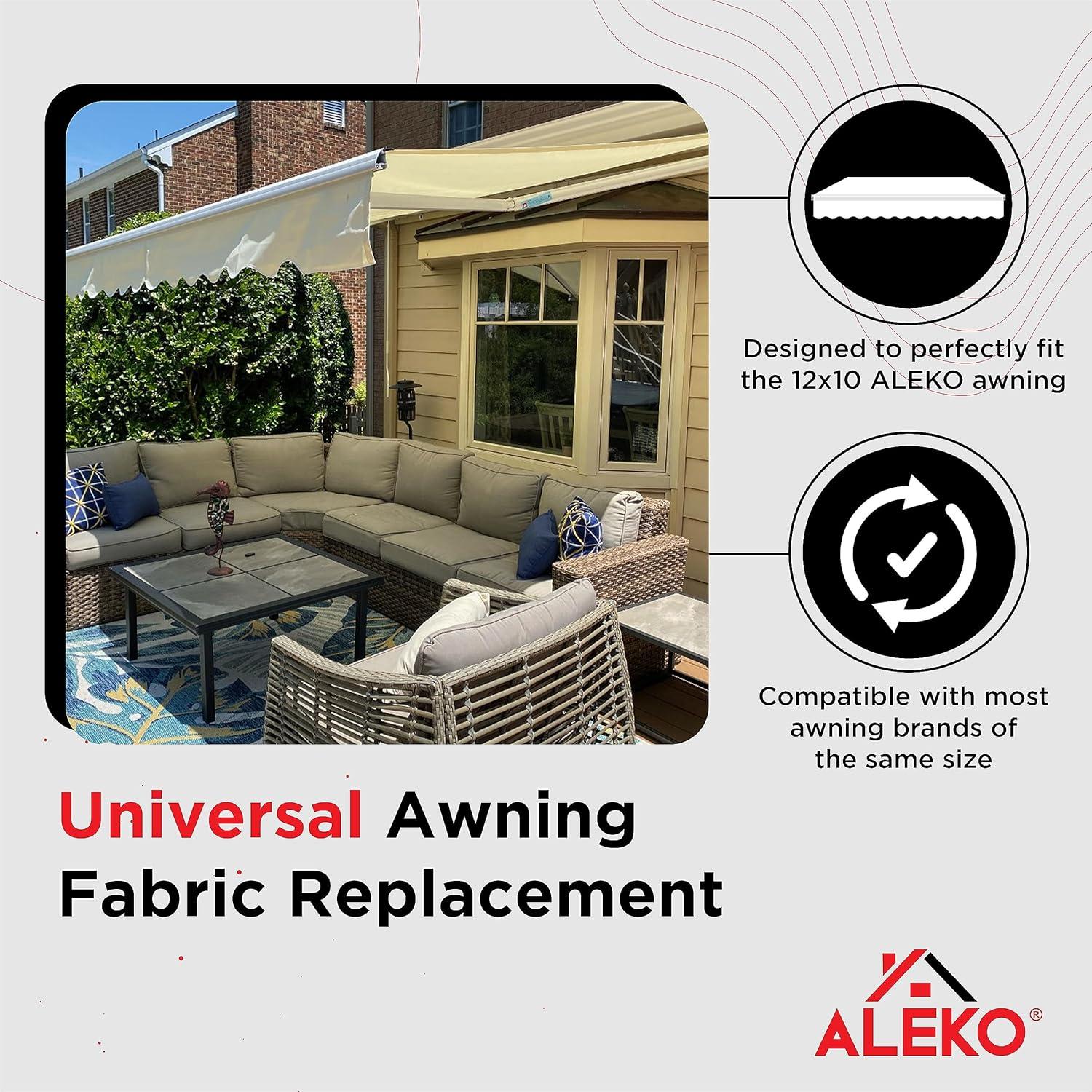 ALEKO Retractable Awning Fabric Replacement