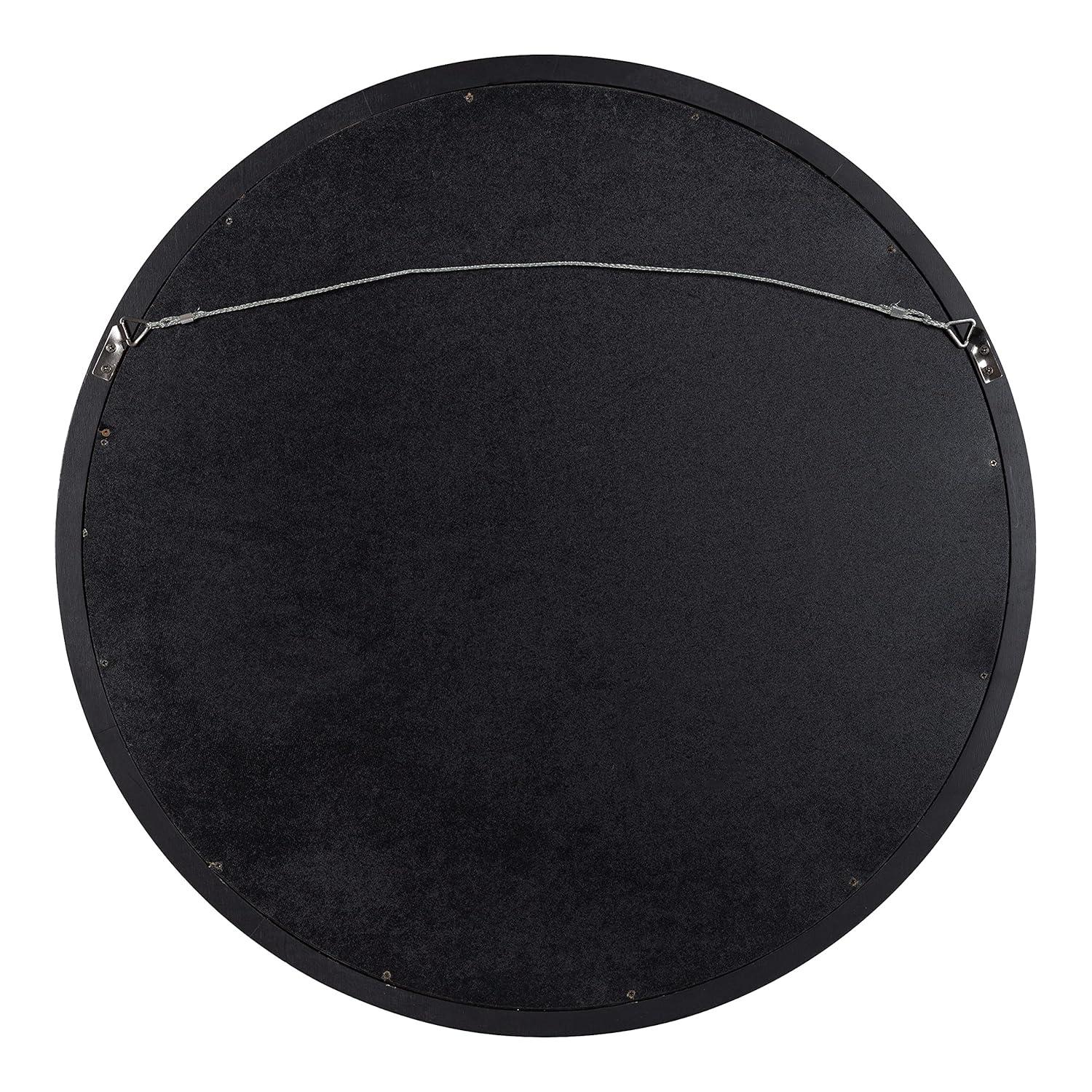 18&#34; x 18&#34; Hogan Round Framed Decorative Wall Mirror White - Kate &#38; Laurel All Things Decor