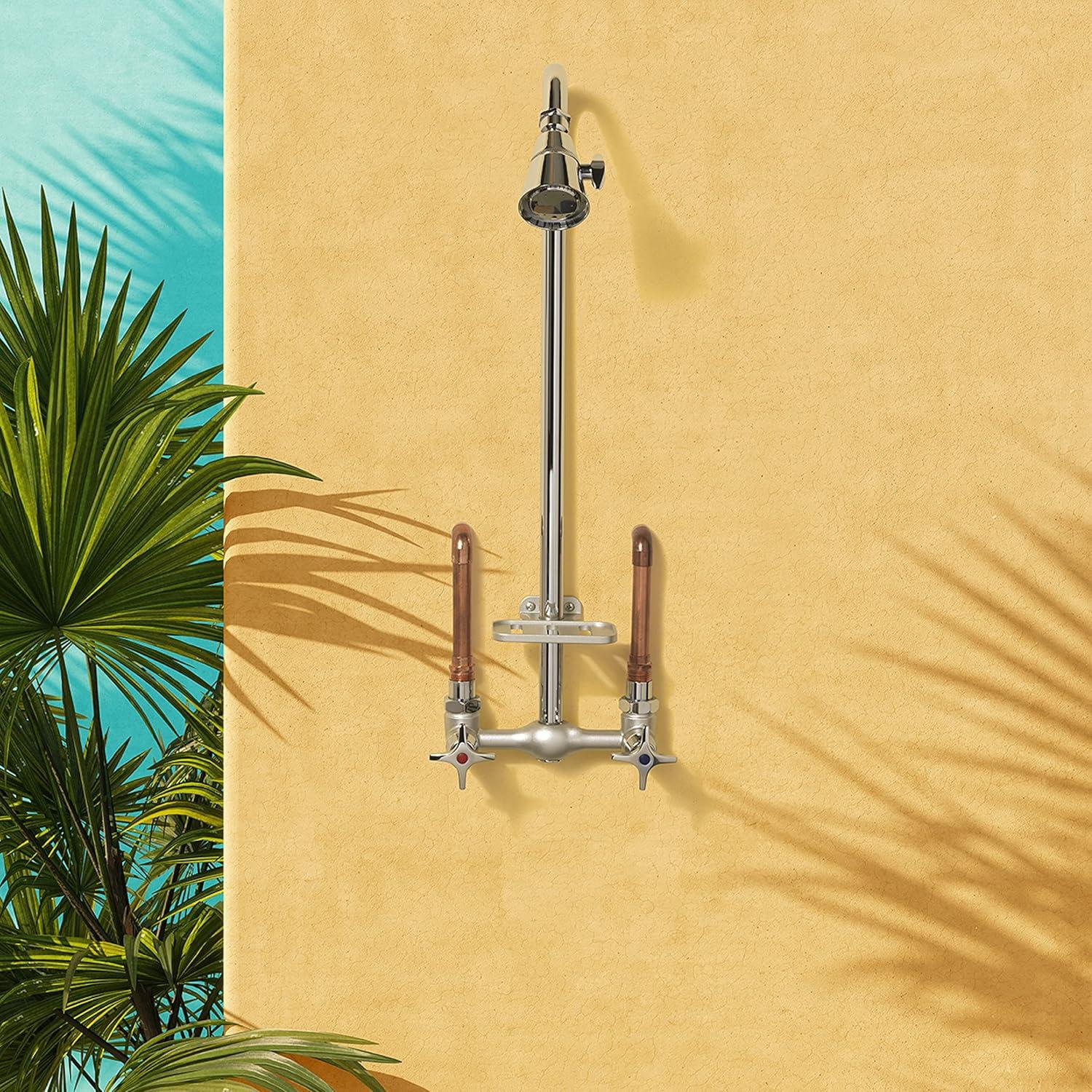 Homewerks 2-Handle Chrome Wall Mount Tub Faucet