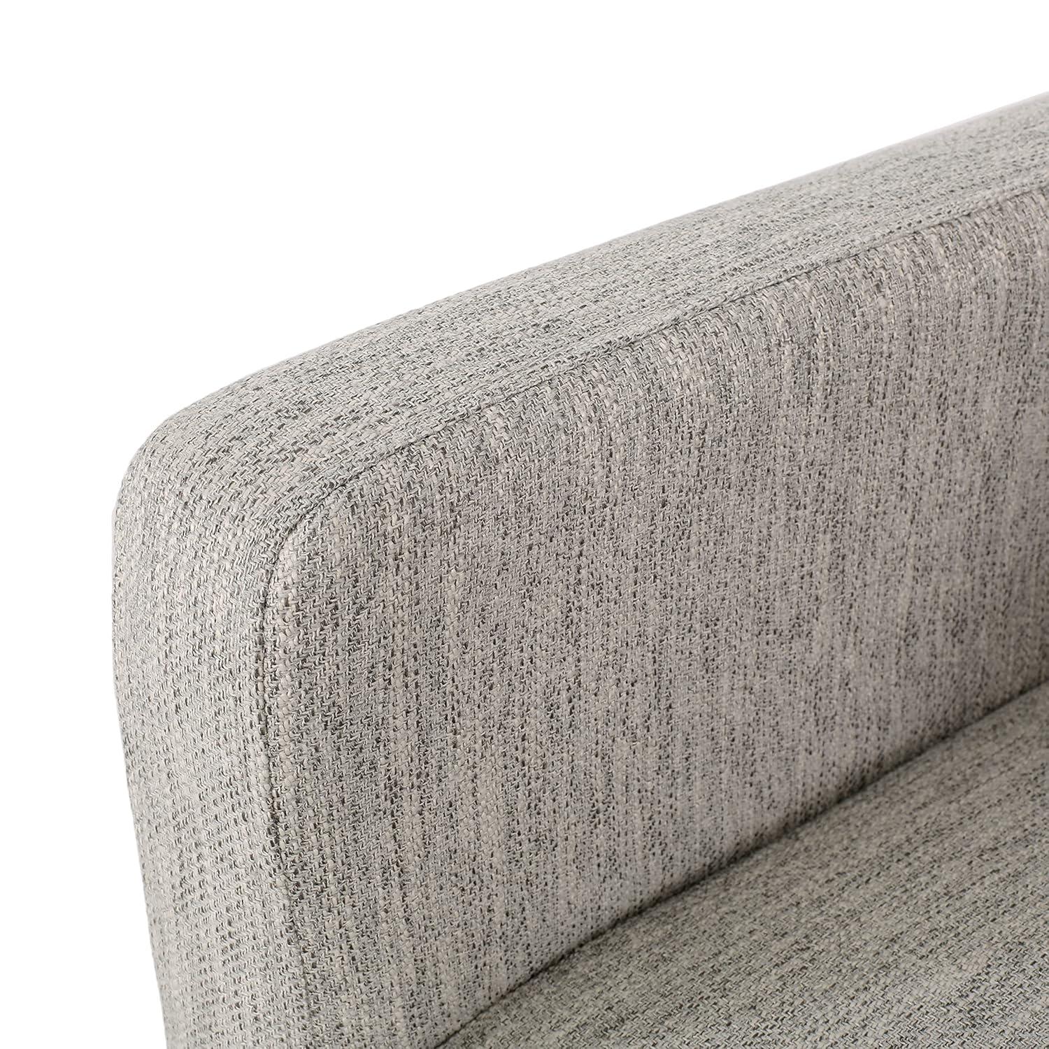 Christopher Knight Home Armga Fabric Upholstered Wood 26 inch Counter Stools (Set of 2) by  Light Gray