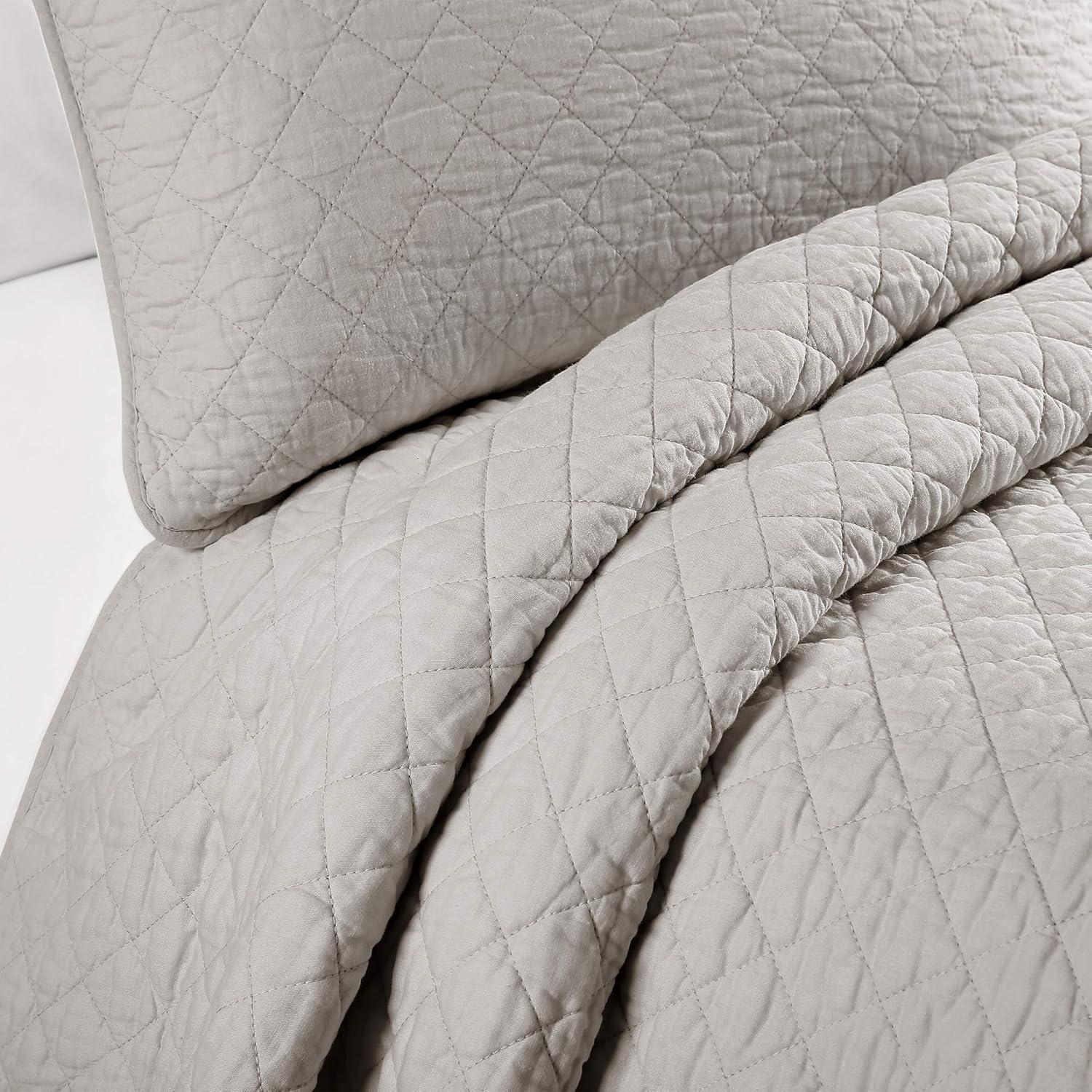 Lush Decor Ava Diamond Standard Cotton Modern & Contemporary Quilt Set