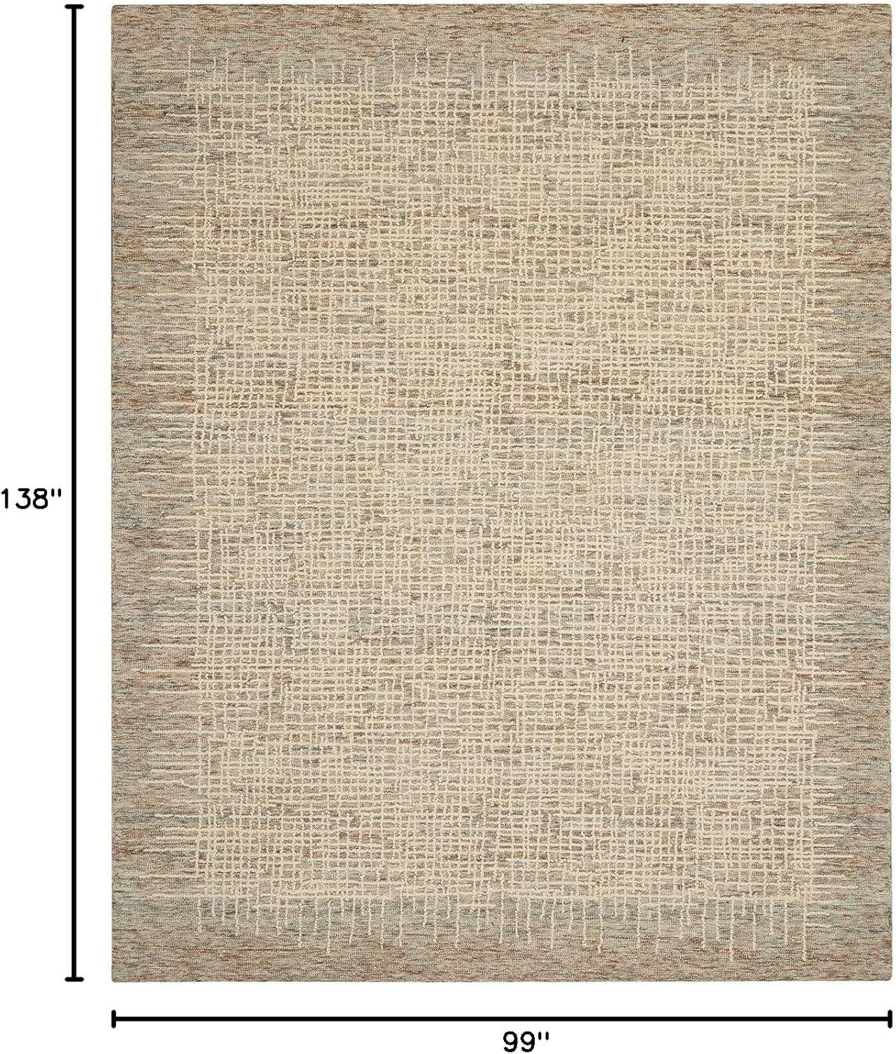 Nourison Vail Rustic Texture Indoor Area Rug Beige/Multi 8'3" x 11'6"
