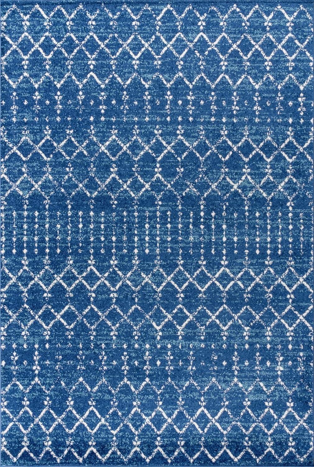 JONATHAN Y Moroccan inspired HYPE Boho Vintage Diamond Cream/Gray 3 ft. x 5 ft. Area Rug