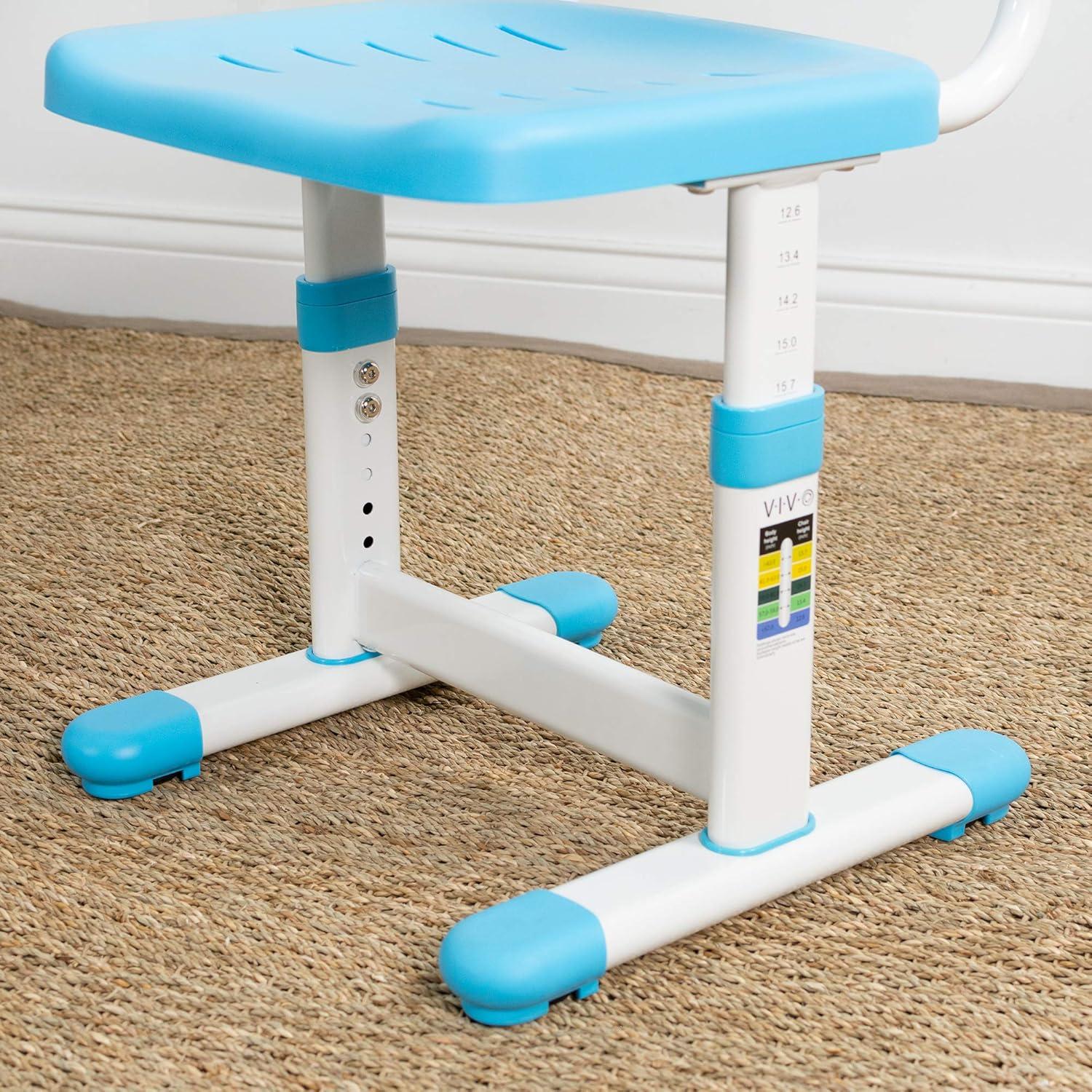 VIVO Blue Universal Height Adjustable Children's Desk Chair (Chair Only)