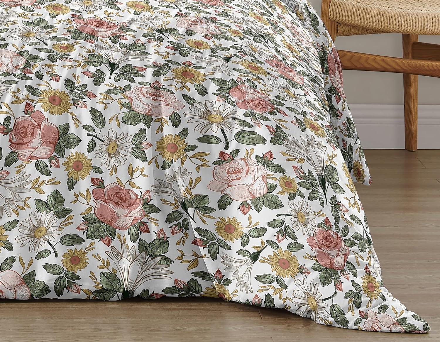 Vintage Floral Comforter Set