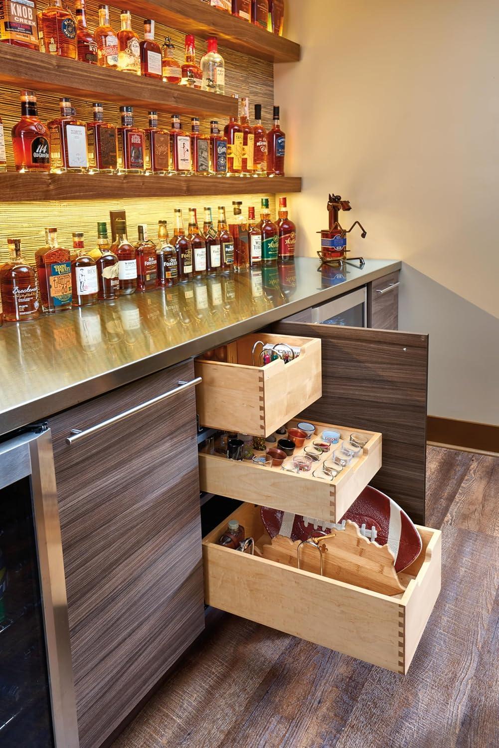 Rev-A-Shelf Rev-A-Shelf Wood Base Cabinet Pull Out Drawers with Soft Close