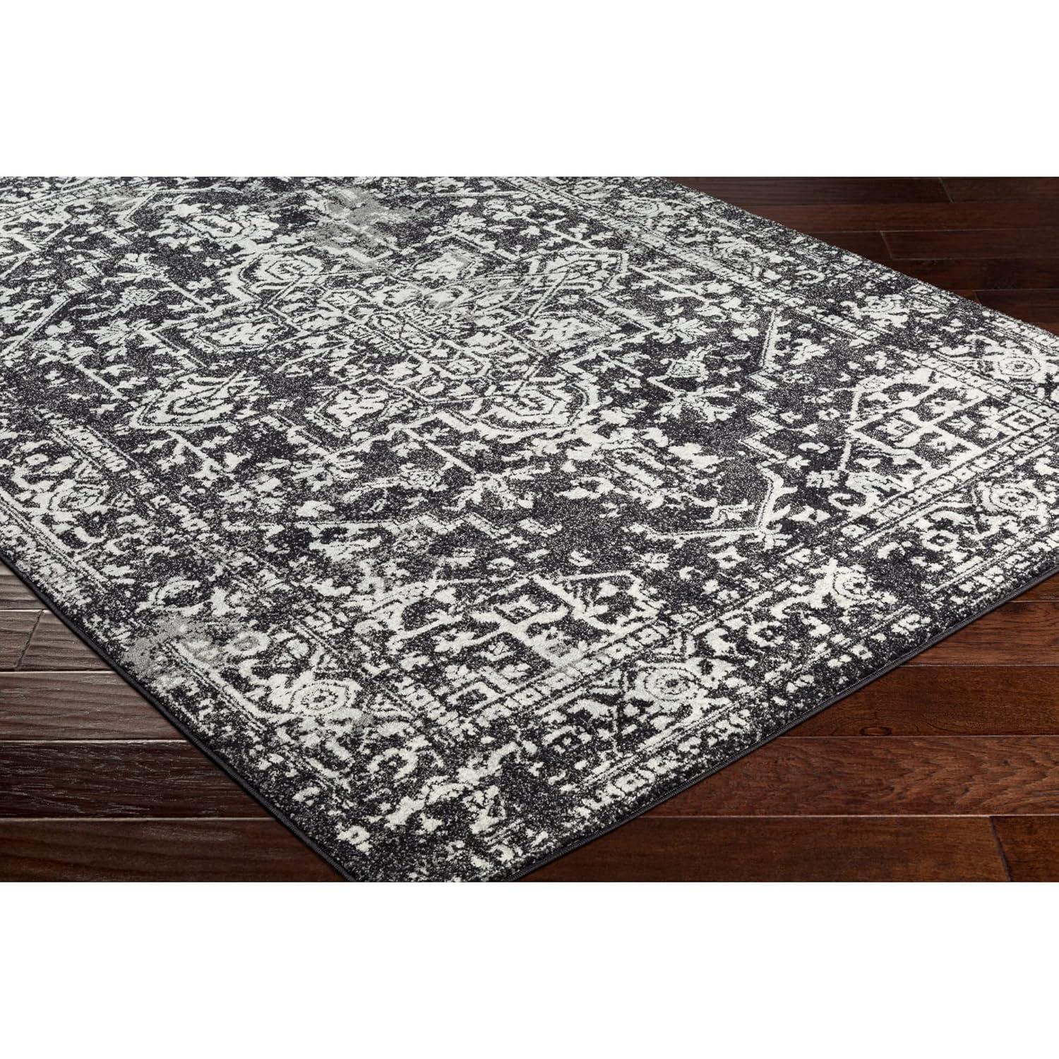 Livabliss 7'10"x10'3" Worsham Traditional Rug Black
