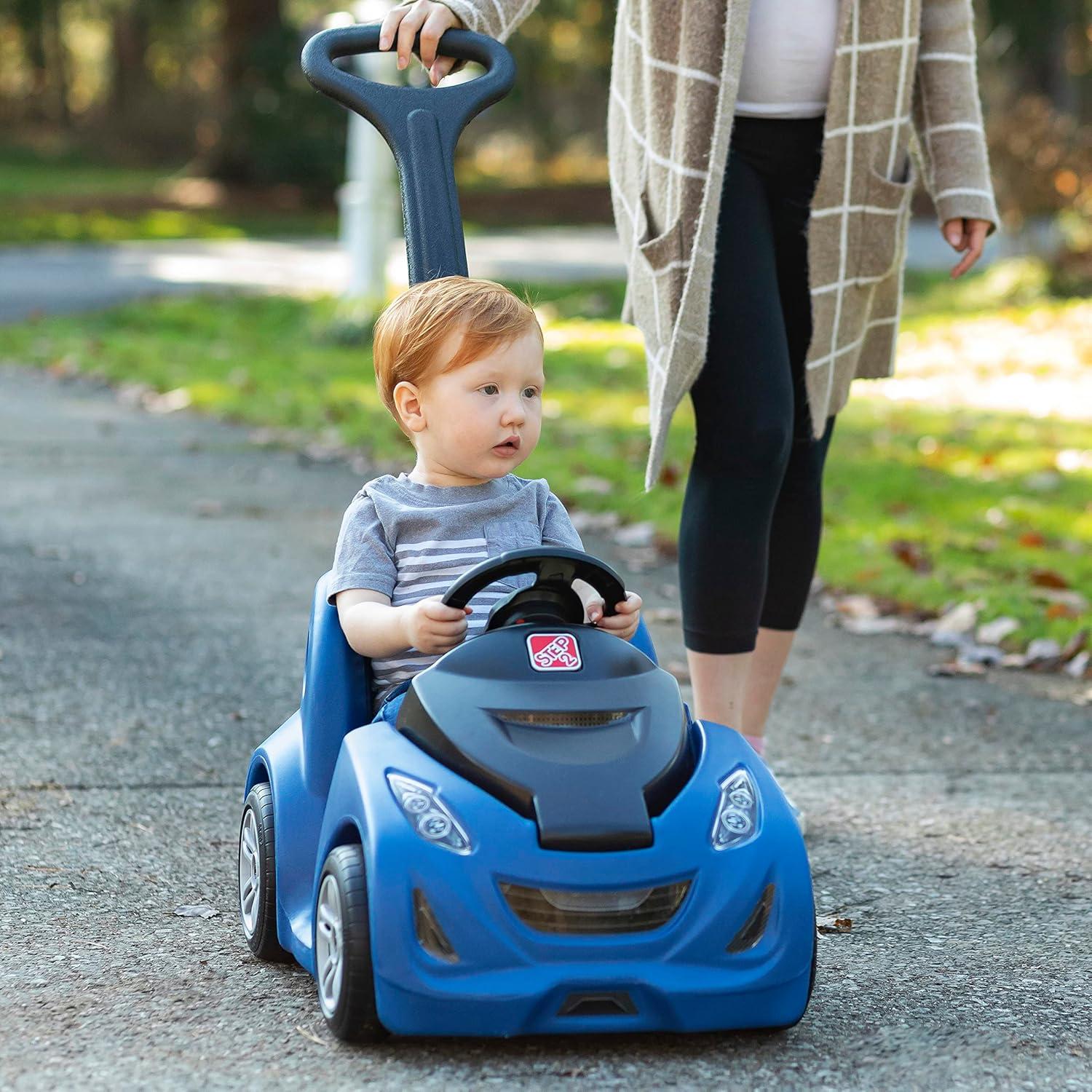 Step2 Push Around Blue Buggy GT Push Car and Ride on Toy for Toddlers