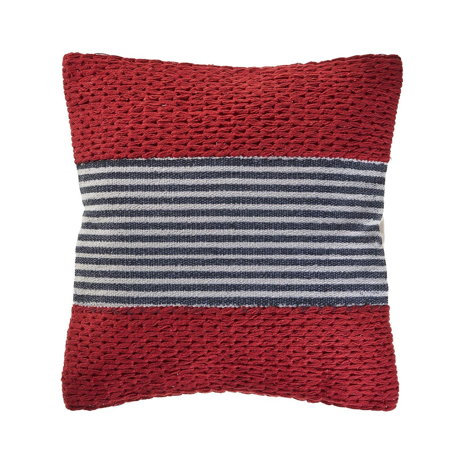Evette Rios Throw Pillow Geometric Cotton Throw Pillow