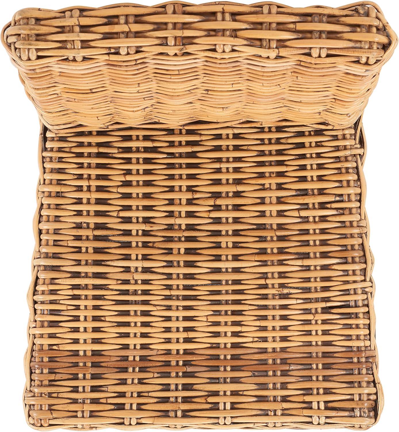 Tobie Rattan Bar Stool - BST6500 - Honey Brown Wash/Antique Brow - Safavieh