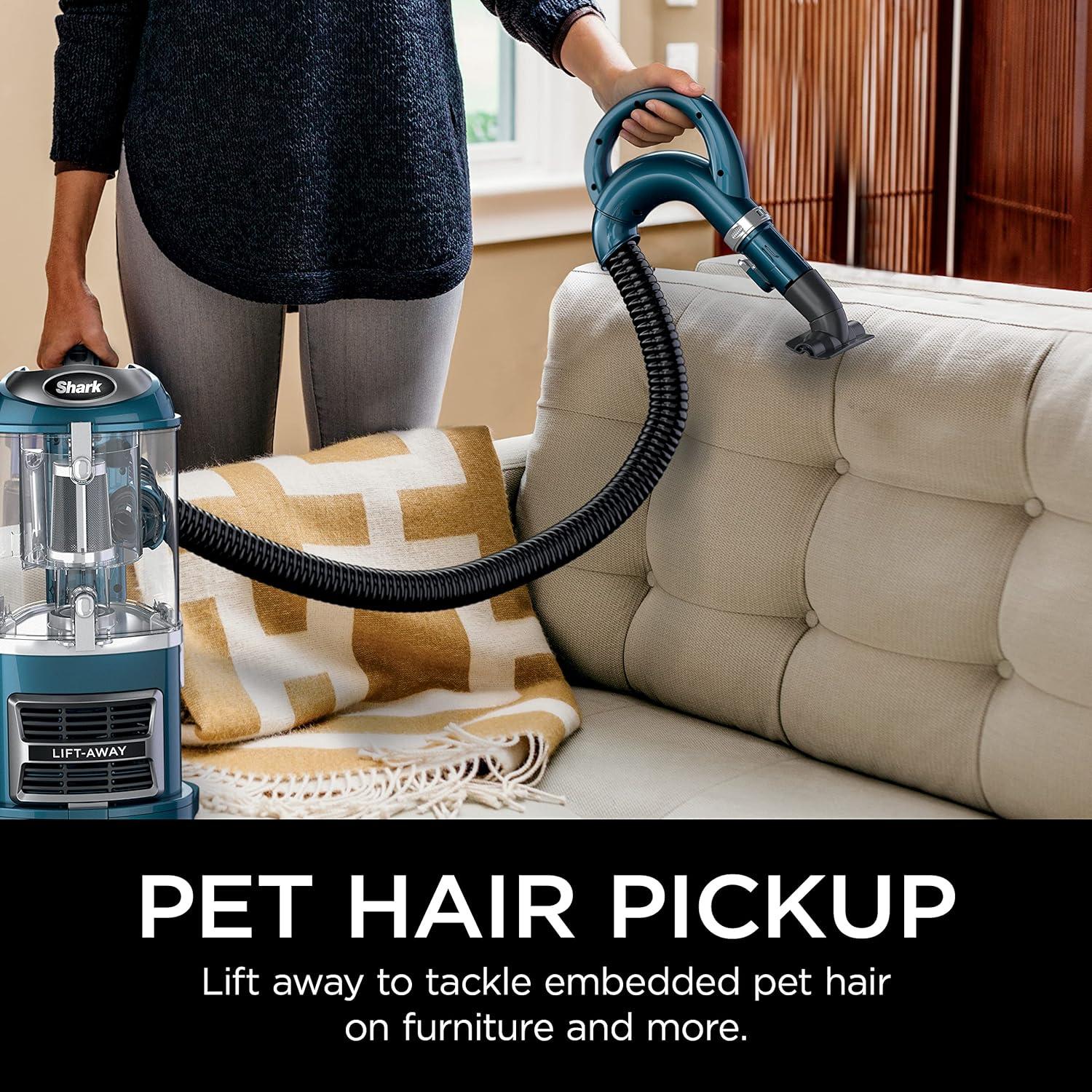 Teal Upright Vacuum with HEPA Filter and Pet Tools