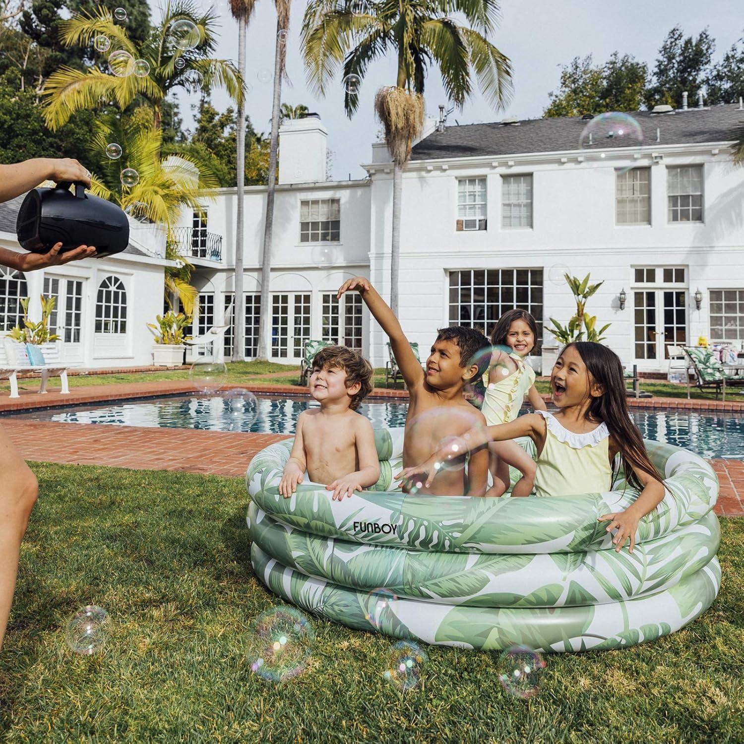 FUNBOY Giant Inflatable Luxury Tropical Palm Kiddie Pool, Year-Round Fun for Ball Pits, Swimming Pools, a Summer Pool Party and the Beach