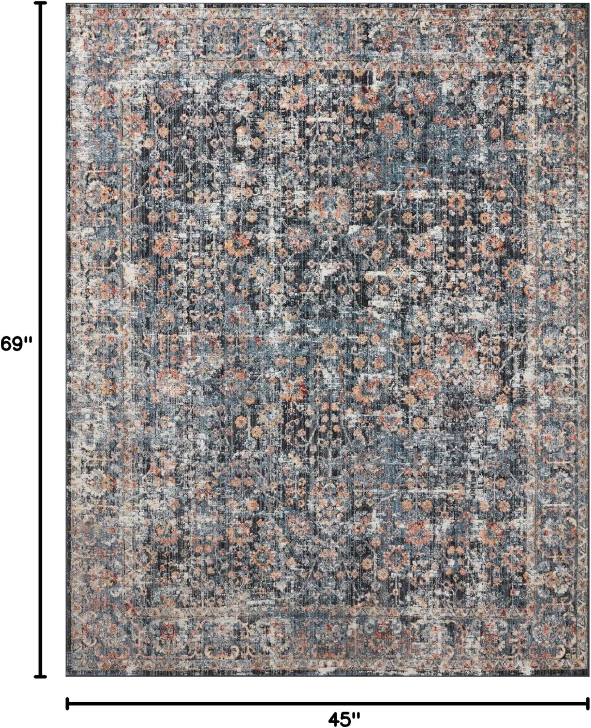 Loloi II Cassandra Collection CSN-05 Blue/Multi 3'-9" x 5'-9" Accent Rug