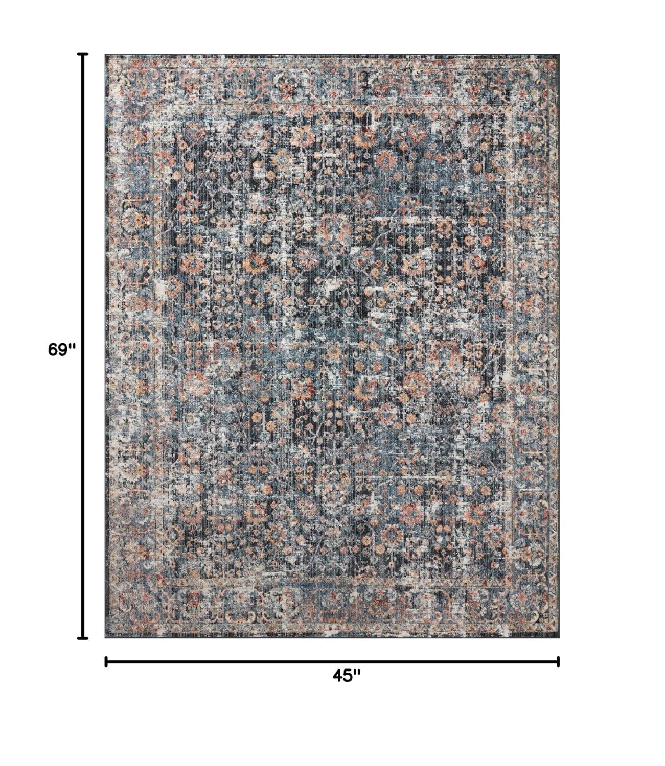 Loloi II Cassandra Collection CSN-05 Blue/Multi 3'-9" x 5'-9" Accent Rug