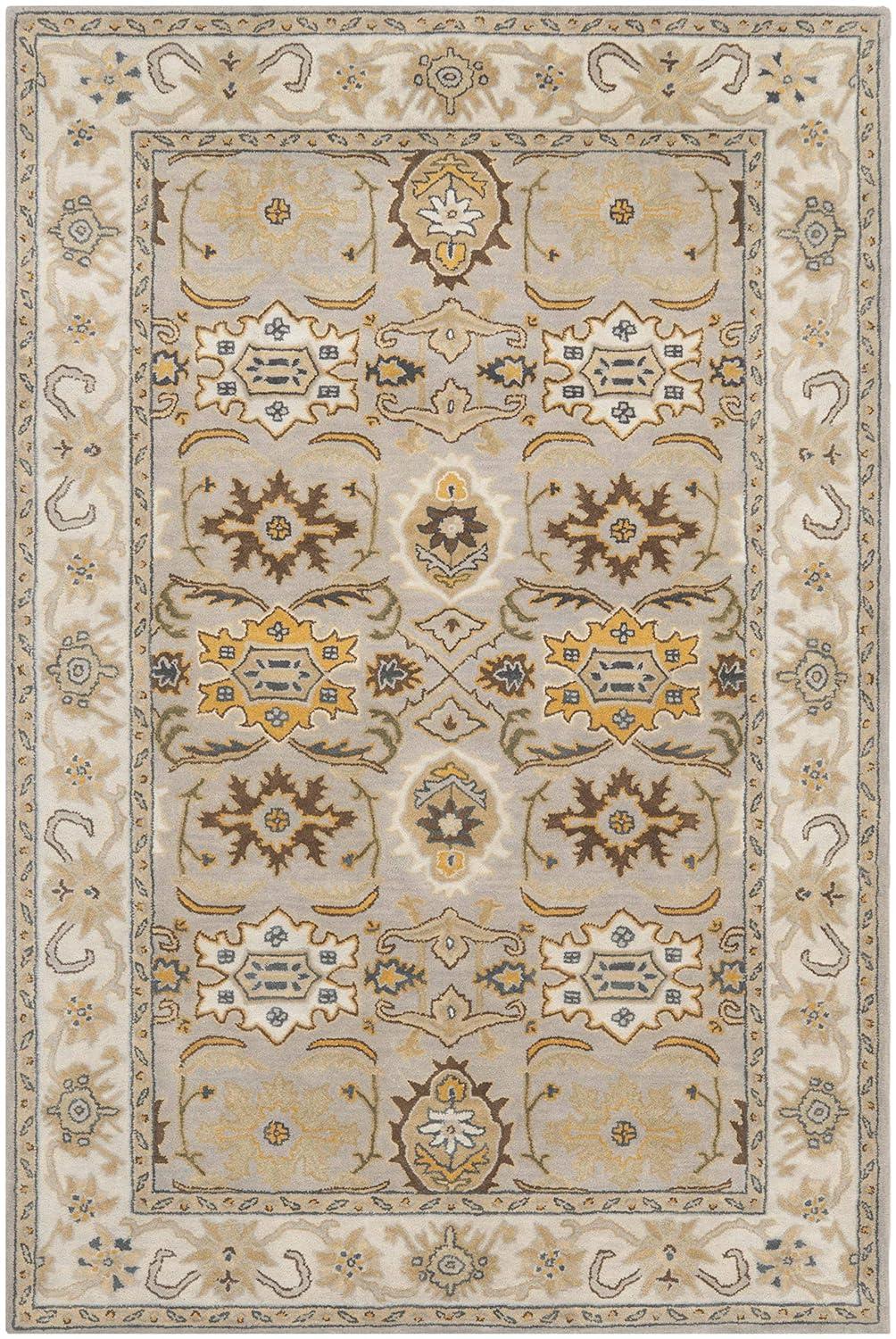 Heritage HG734 Handmade Area Rug - 8'3"x11' - Light Grey/Grey - Safavieh